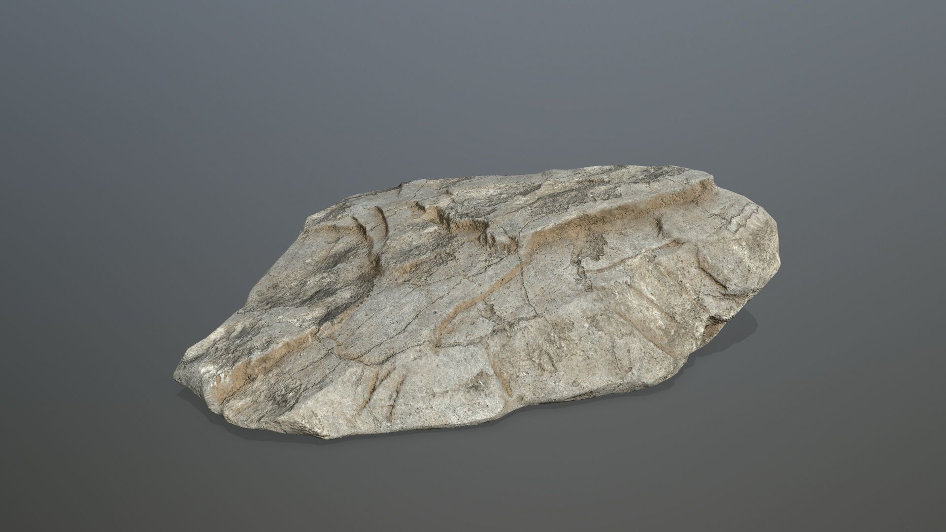 desert rocks Low-poly 3D model_25