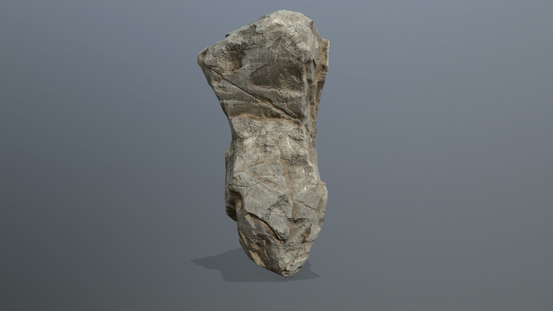 desert rocks Low-poly 3D model_18