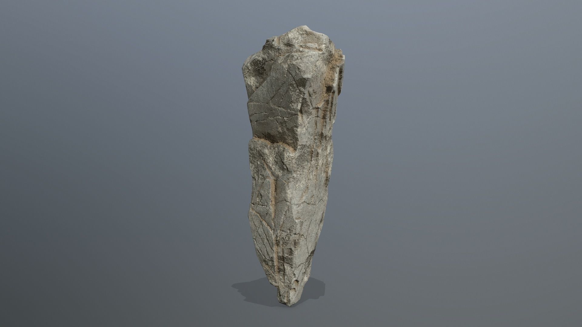 desert rocks Low-poly 3D model_6