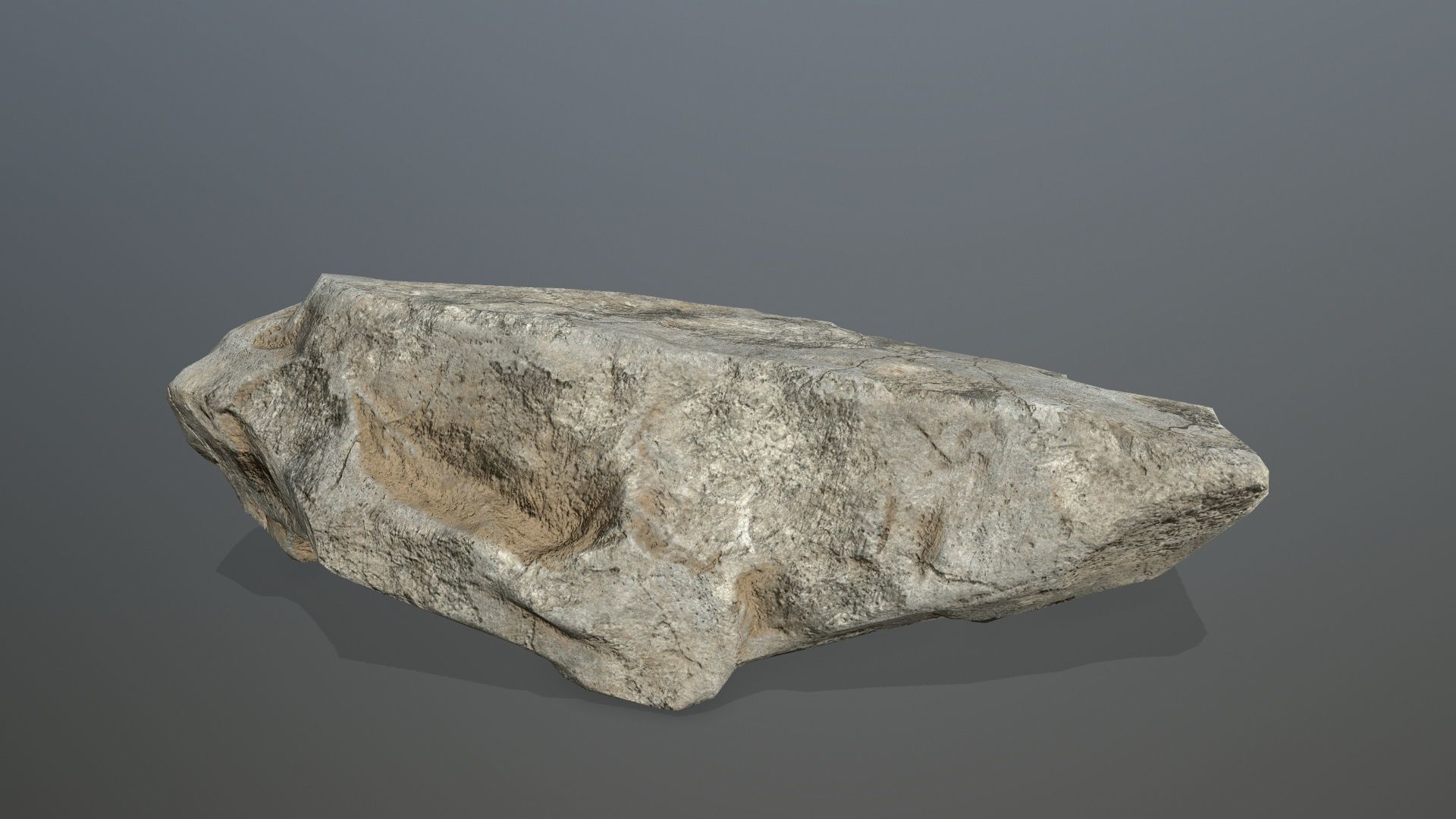 desert rocks Low-poly 3D model_24