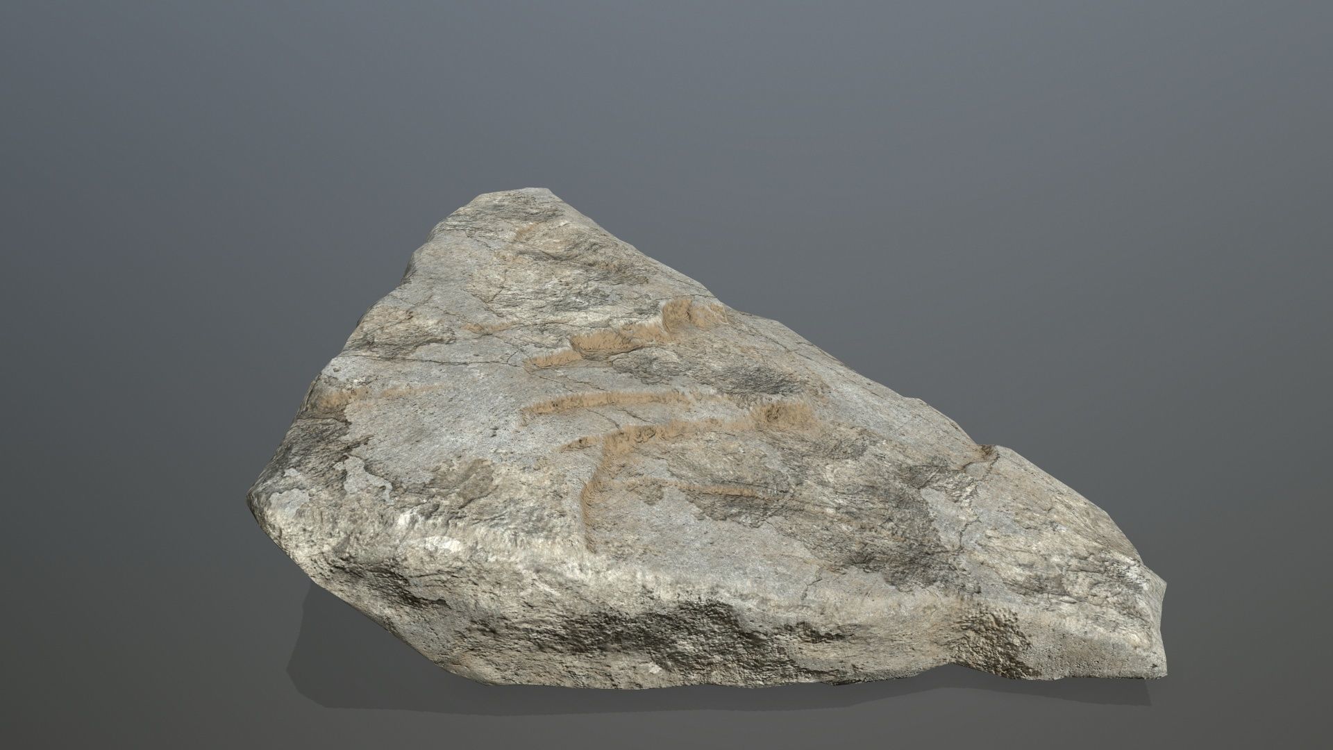 desert rocks Low-poly 3D model_23