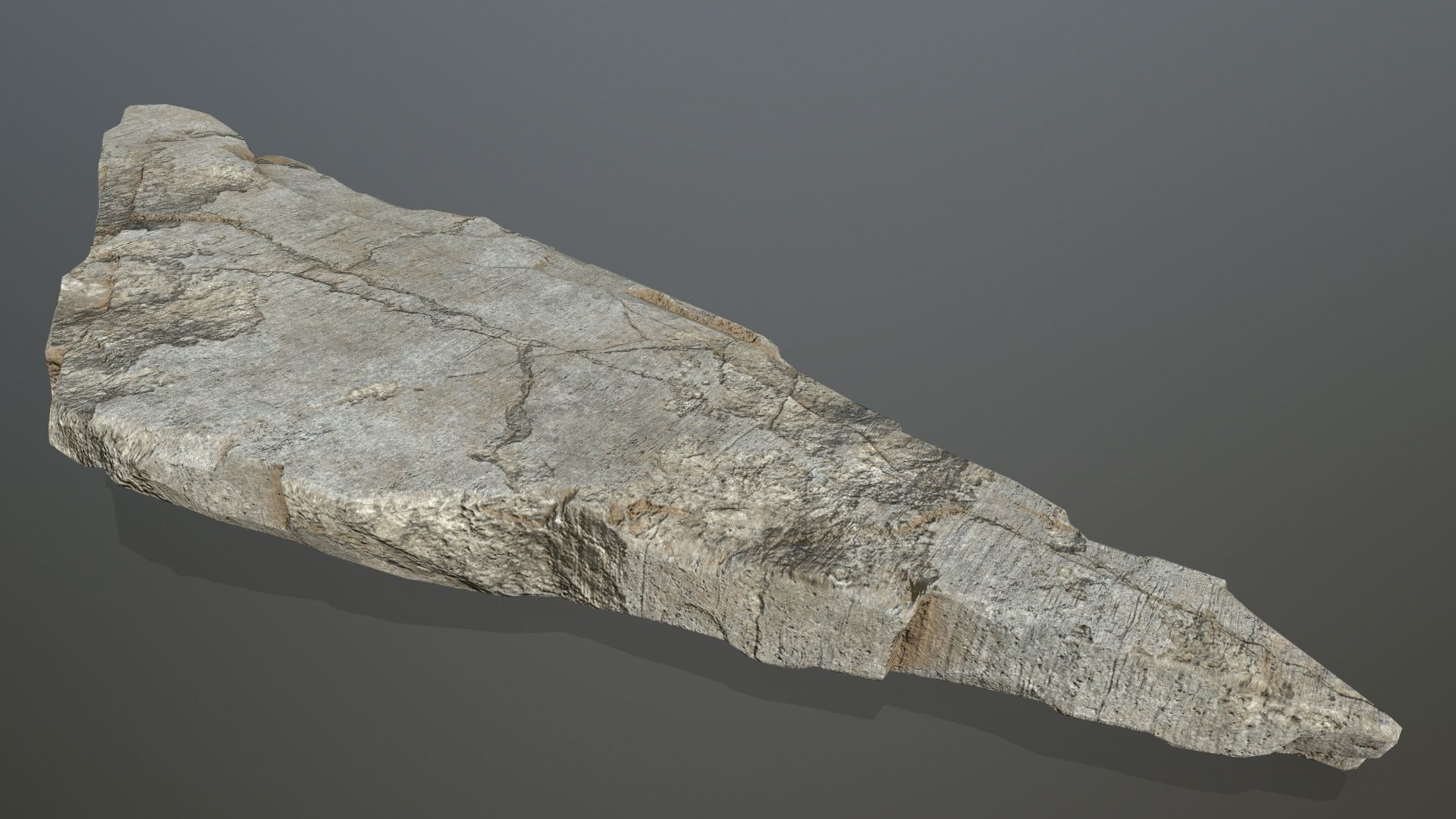 desert rocks Low-poly 3D model_14