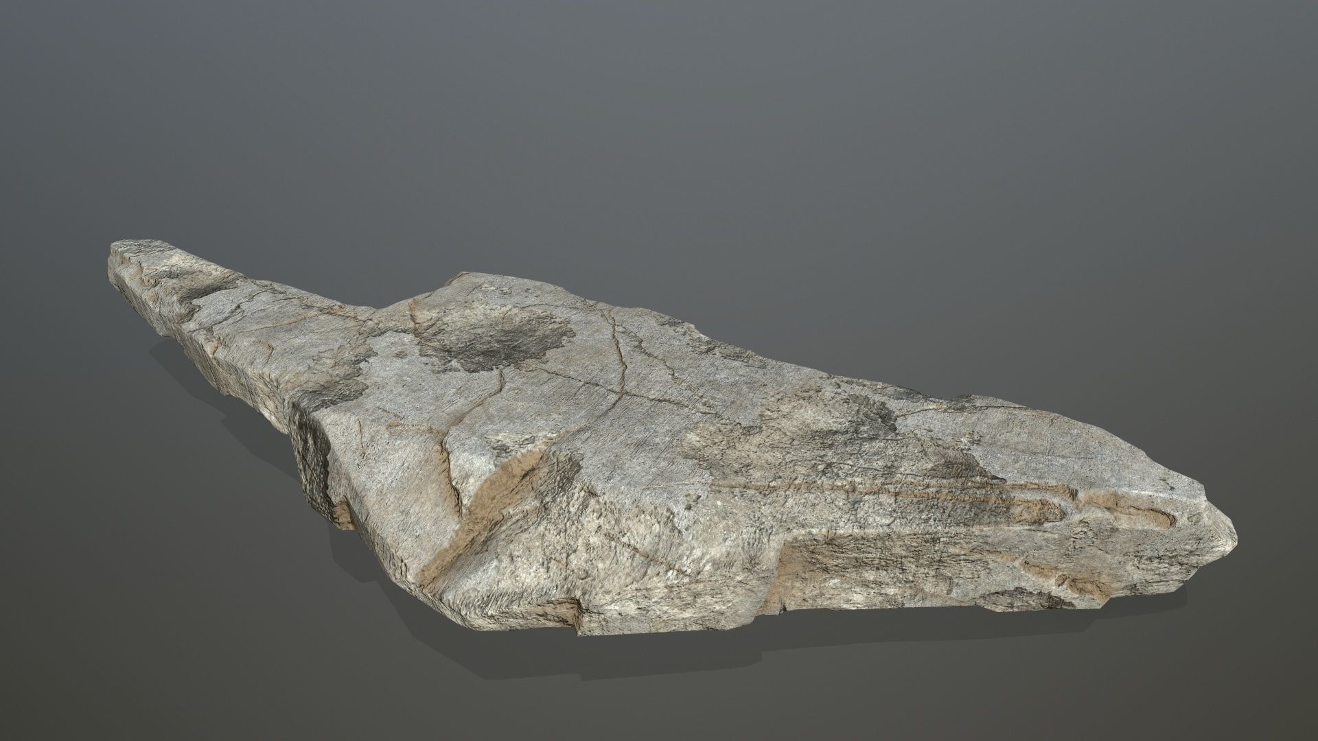 desert rocks Low-poly 3D model_16