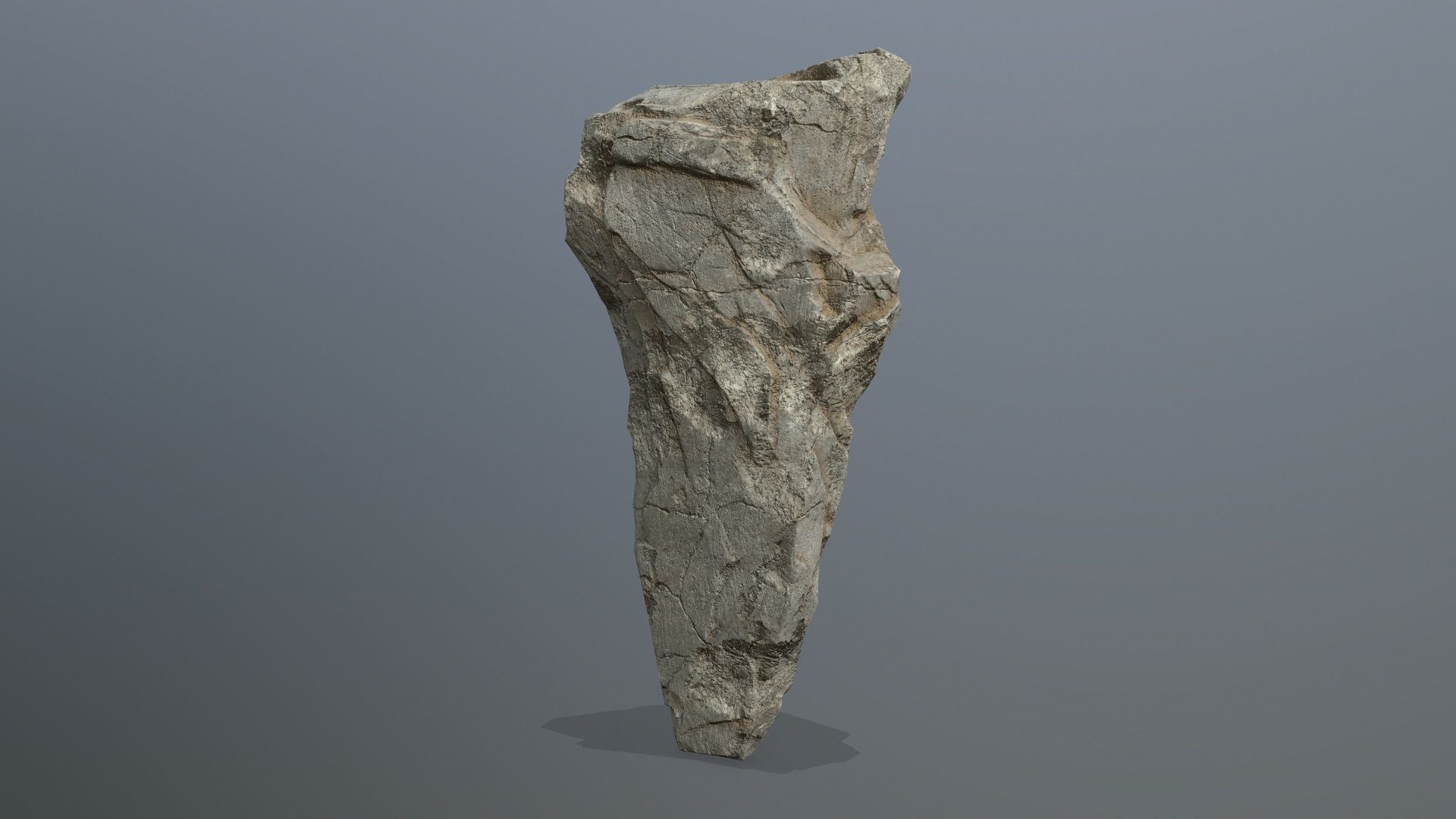 desert rocks Low-poly 3D model_5