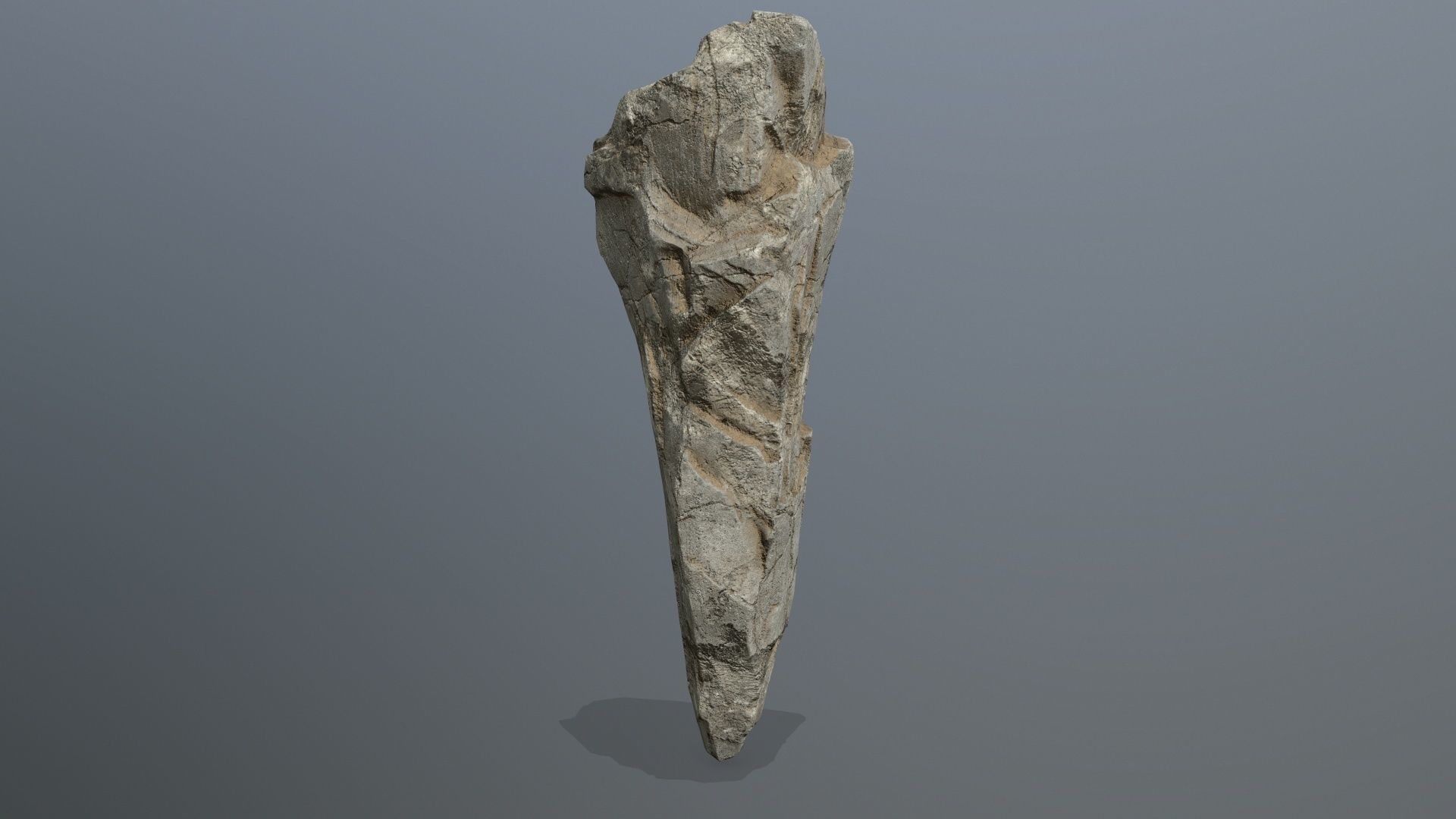 desert rocks Low-poly 3D model_7