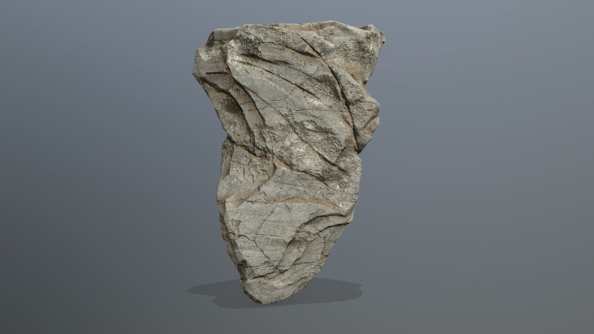 desert rocks Low-poly 3D model_17
