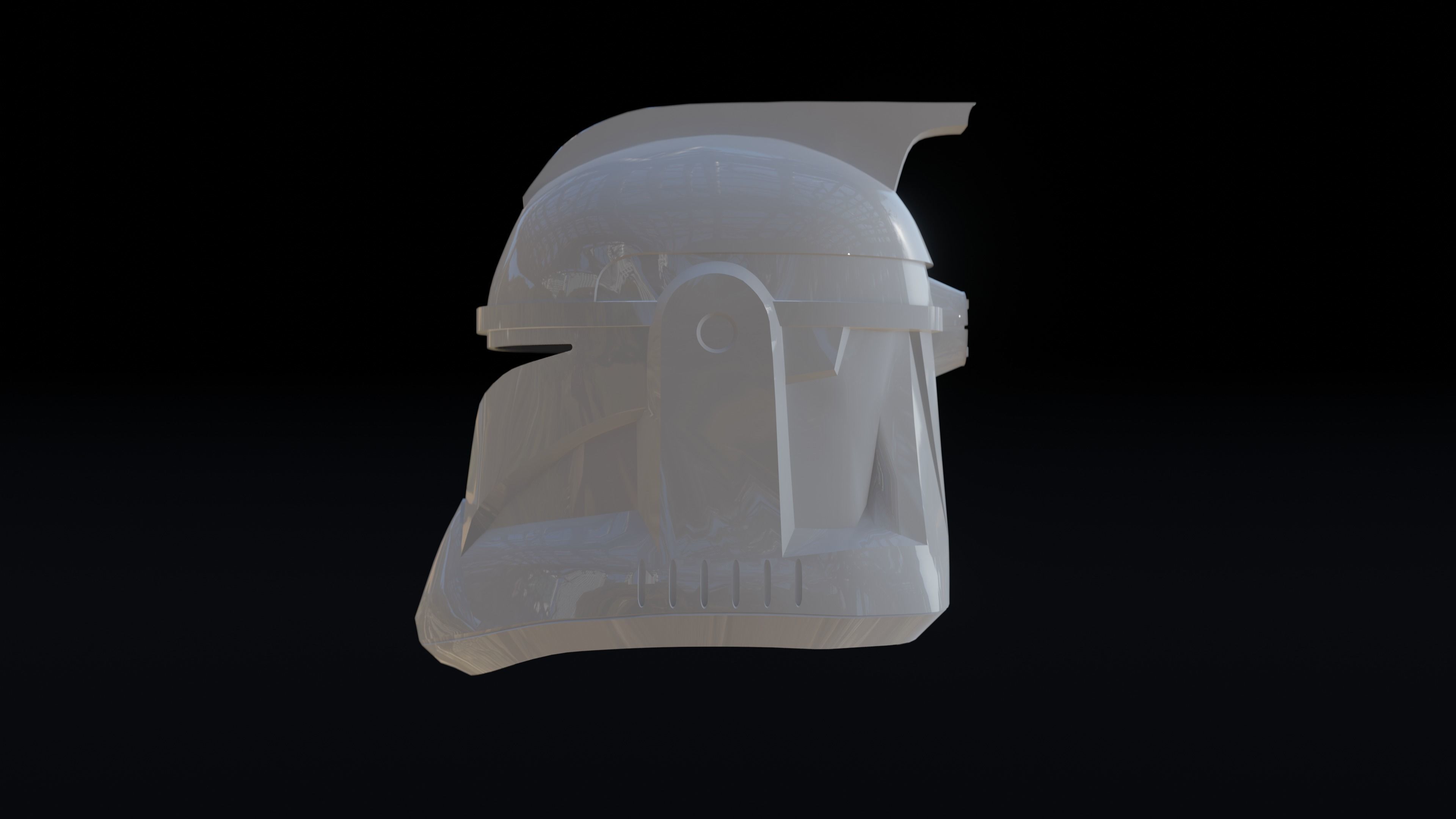 Star Wars Phase 1 Clone Trooper Helmet 3D Model for 3D Printing 3D print model_8