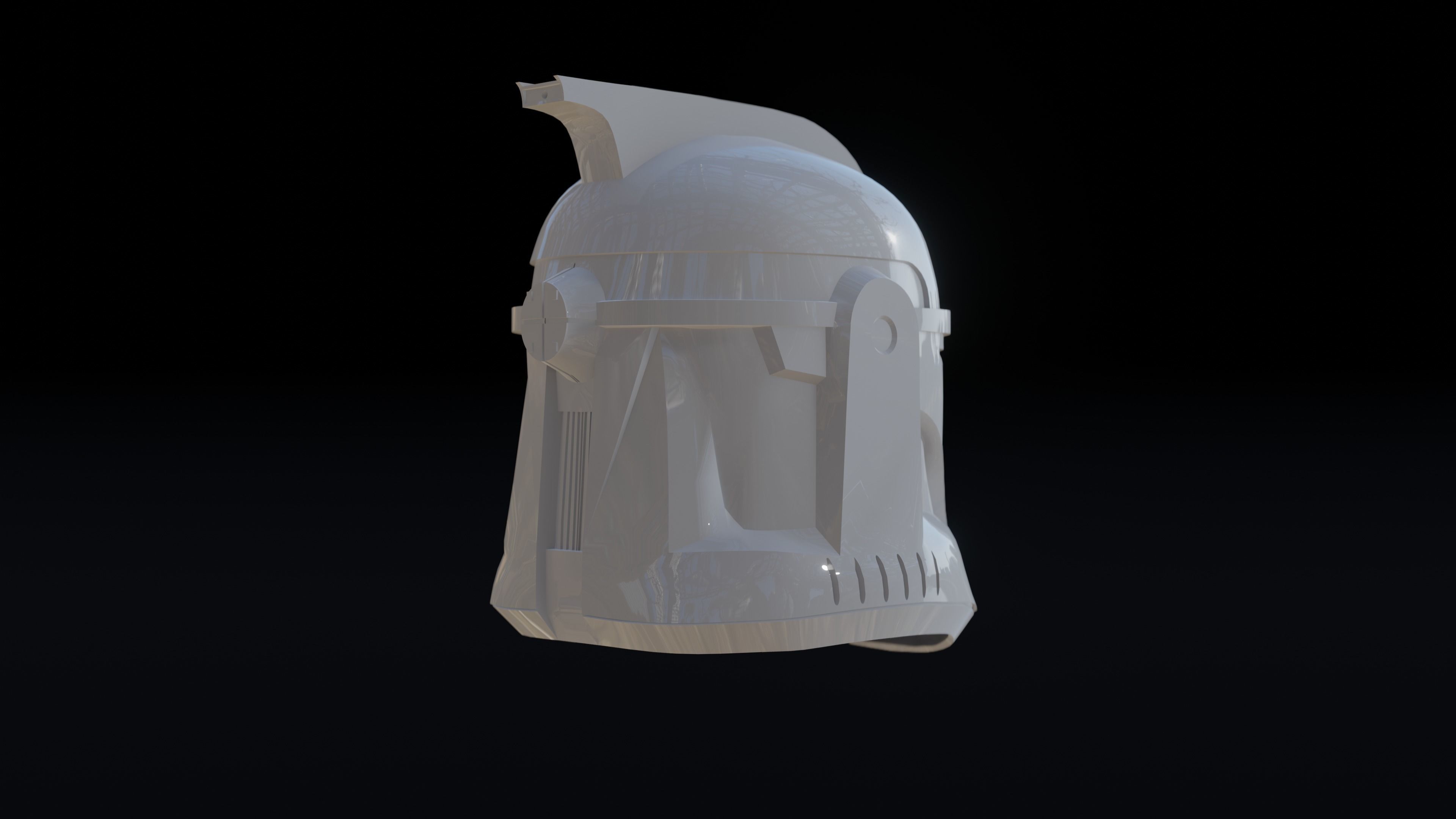 Star Wars Phase 1 Clone Trooper Helmet 3D Model for 3D Printing 3D print model_5