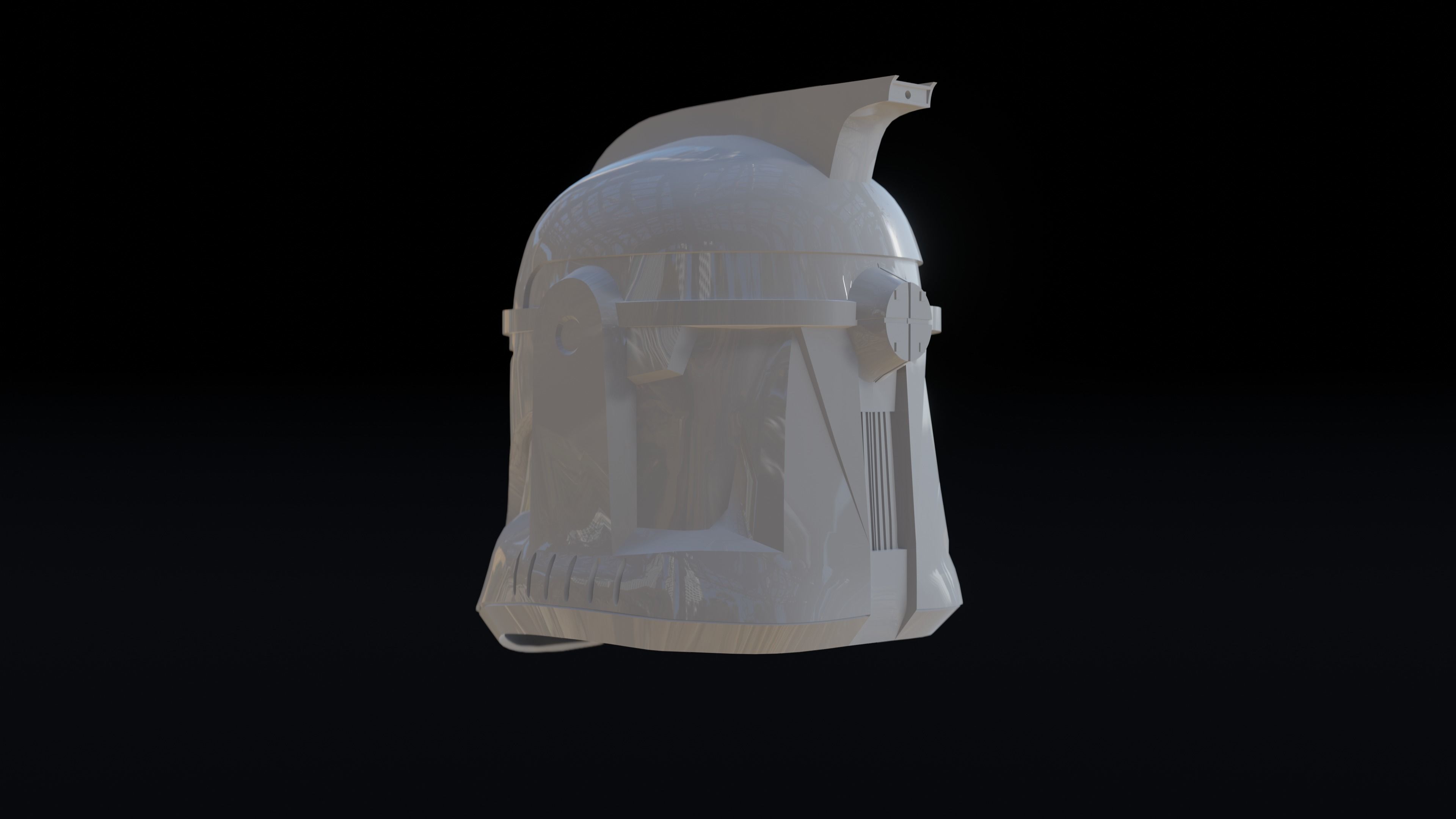 Star Wars Phase 1 Clone Trooper Helmet 3D Model for 3D Printing 3D print model_7