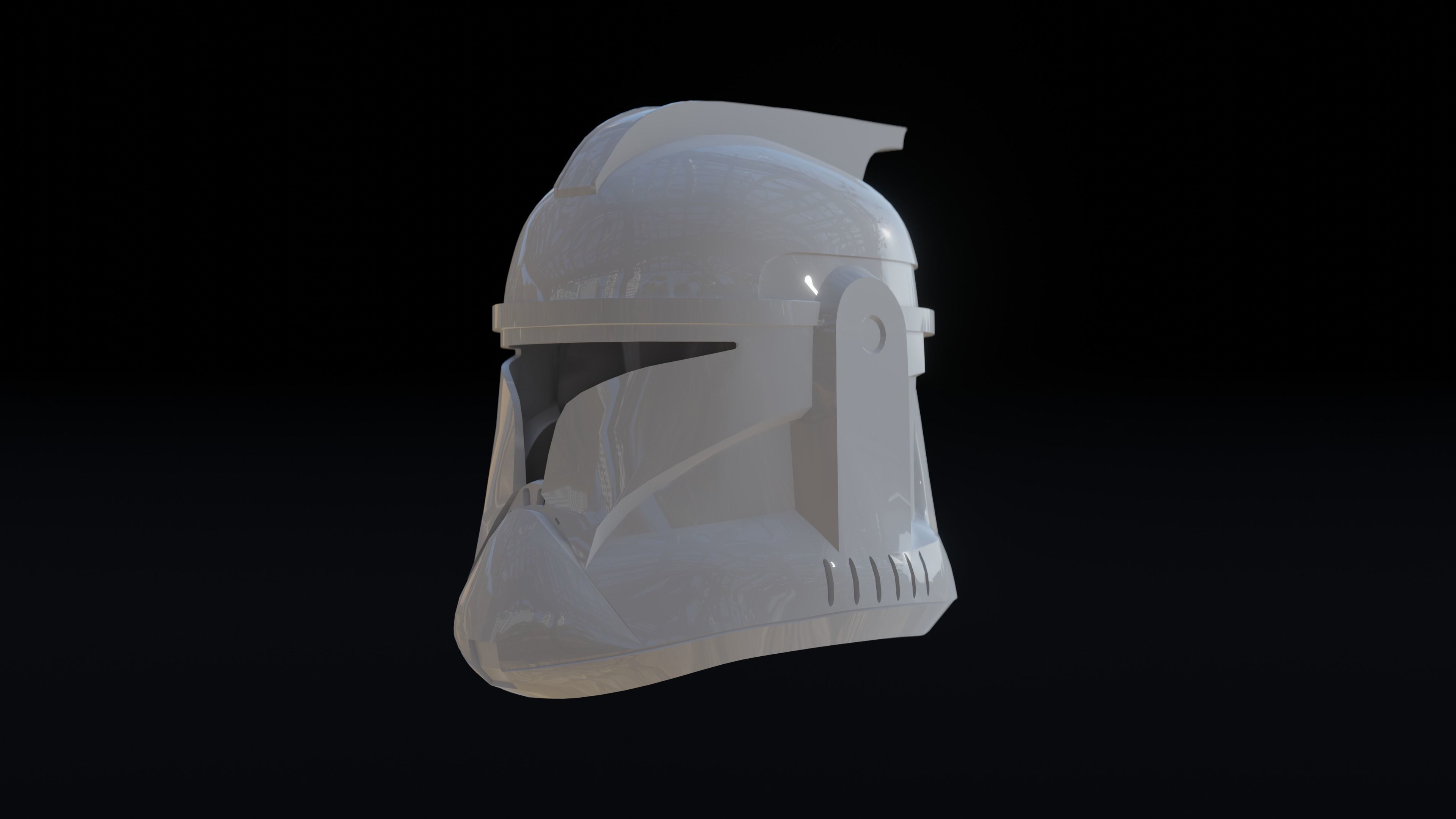 Star Wars Phase 1 Clone Trooper Helmet 3D Model for 3D Printing 3D print model_9