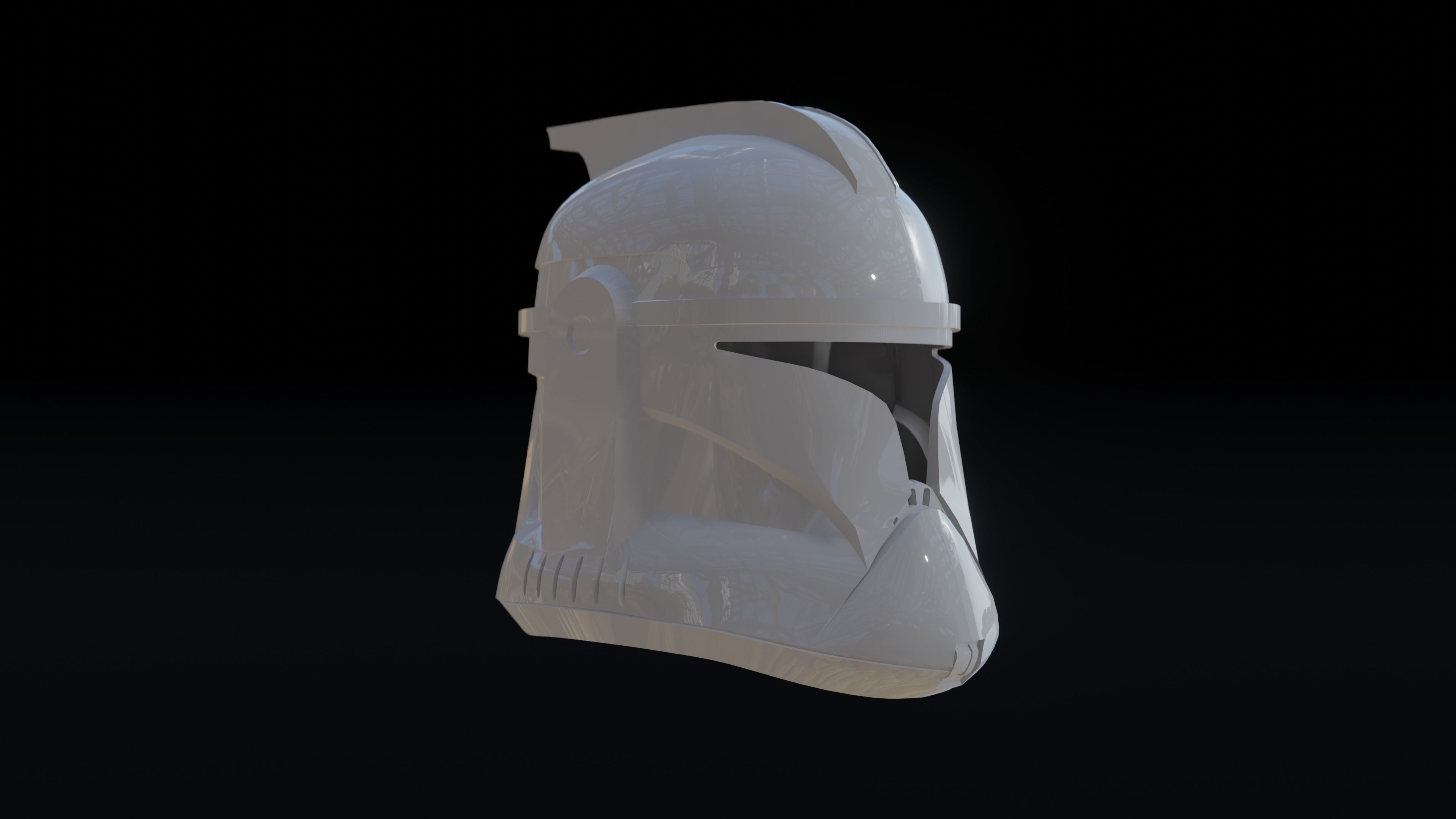Star Wars Phase 1 Clone Trooper Helmet 3D Model for 3D Printing 3D print model_3