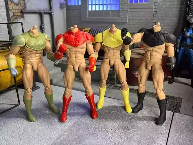 One12 Scale Red Armor Kit Lantern 