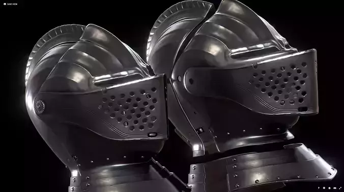 Medieval Helmet IV - 3D printing - Wearable v1 3D print model