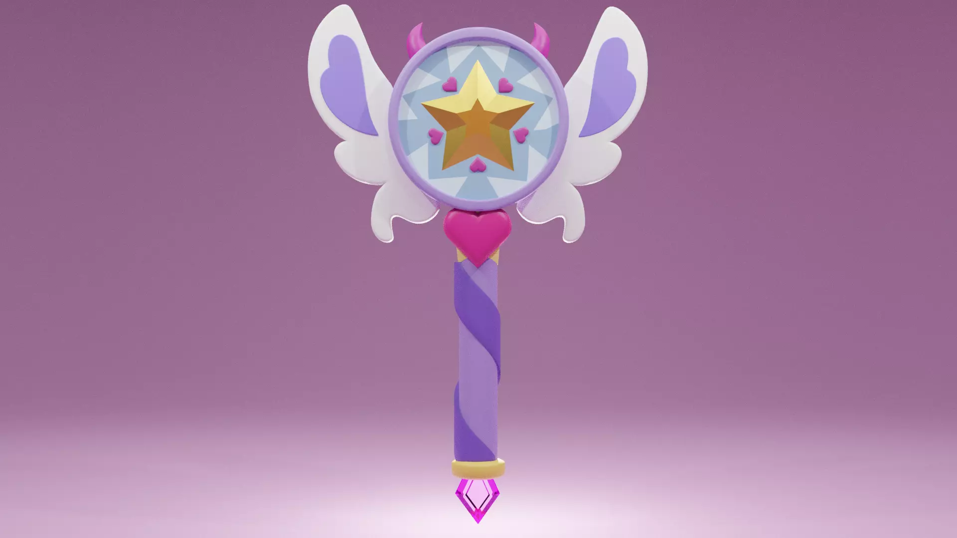 Star Butterfly Wand 3D model | CGTrader