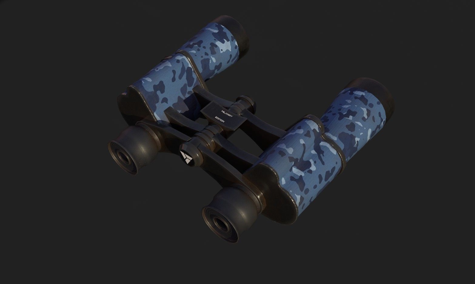 Binocular game-ready 3D model binoculars Low-poly 3D model_3