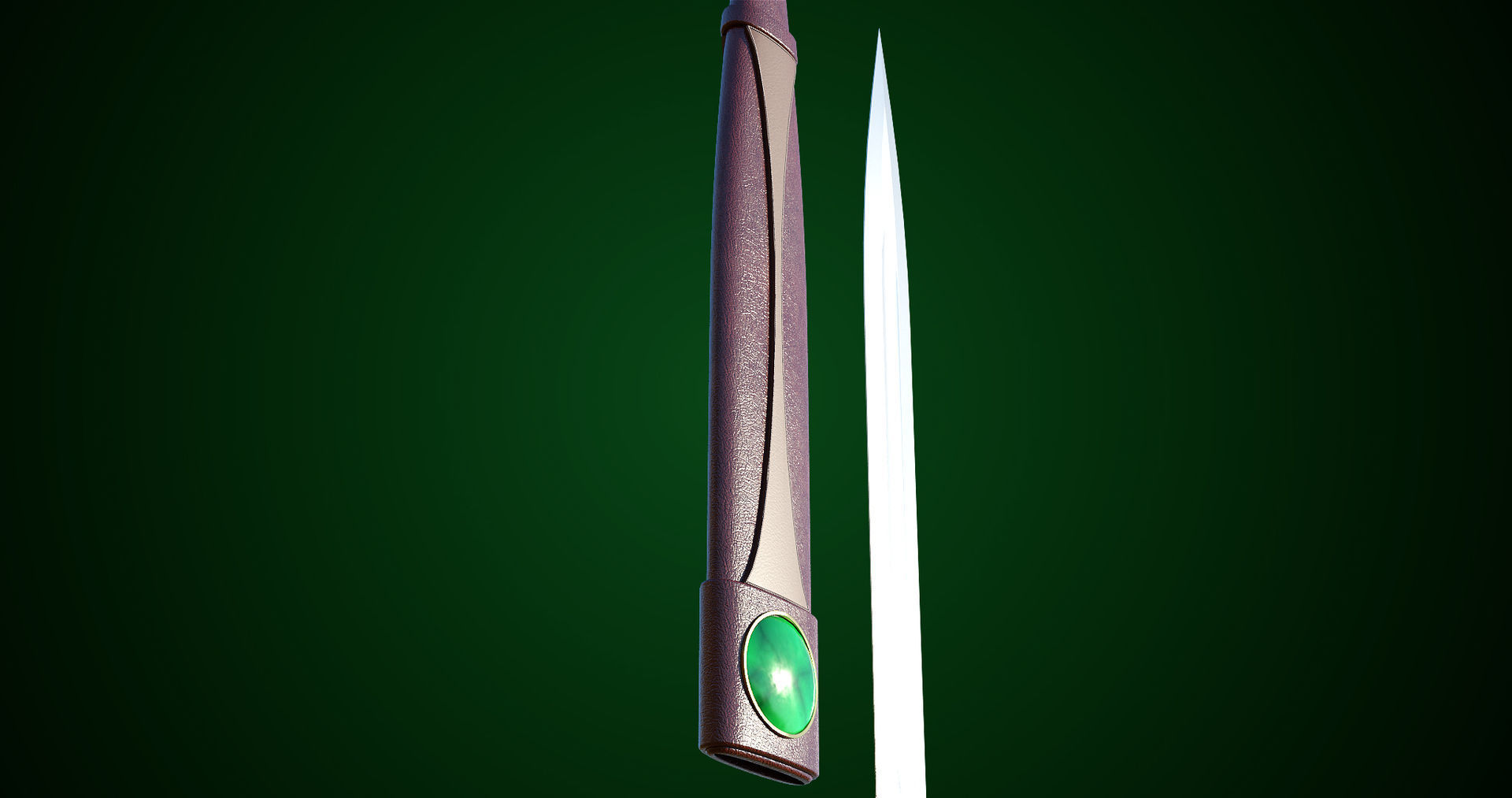  Fantasy Sword 10 PBR Unity UE Arnold V-Ray Textures Included Low-poly 3D model_22
