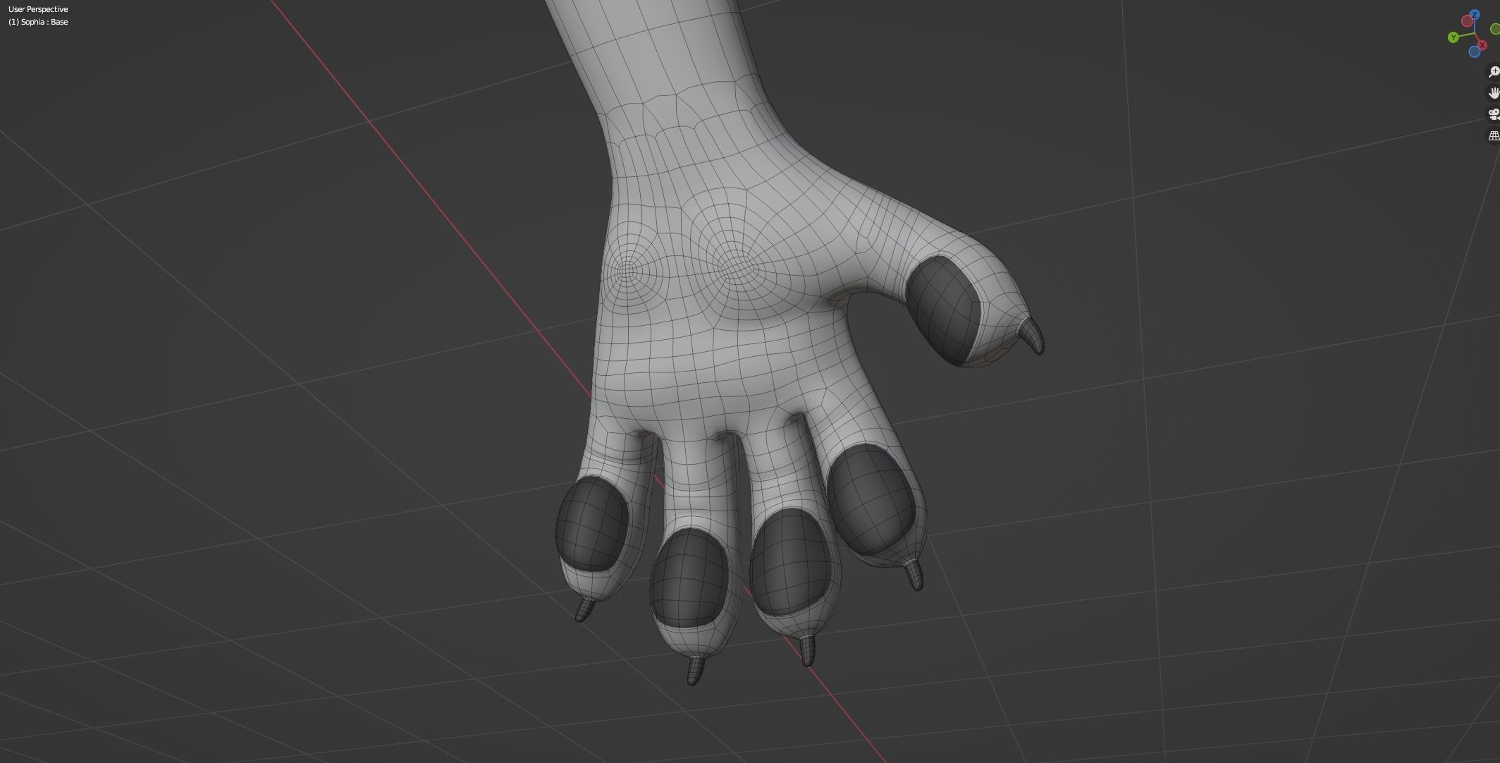 Sophia Anthro Arctic Fox 3D model_59