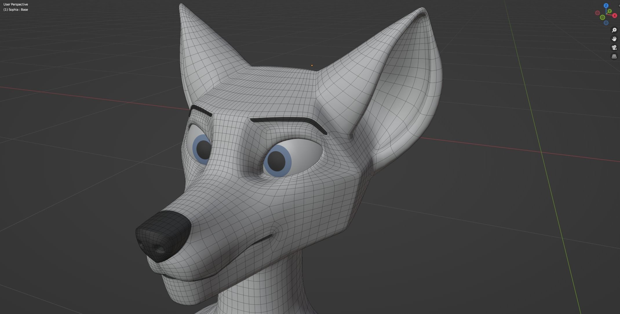 Sophia Anthro Arctic Fox 3D model_54
