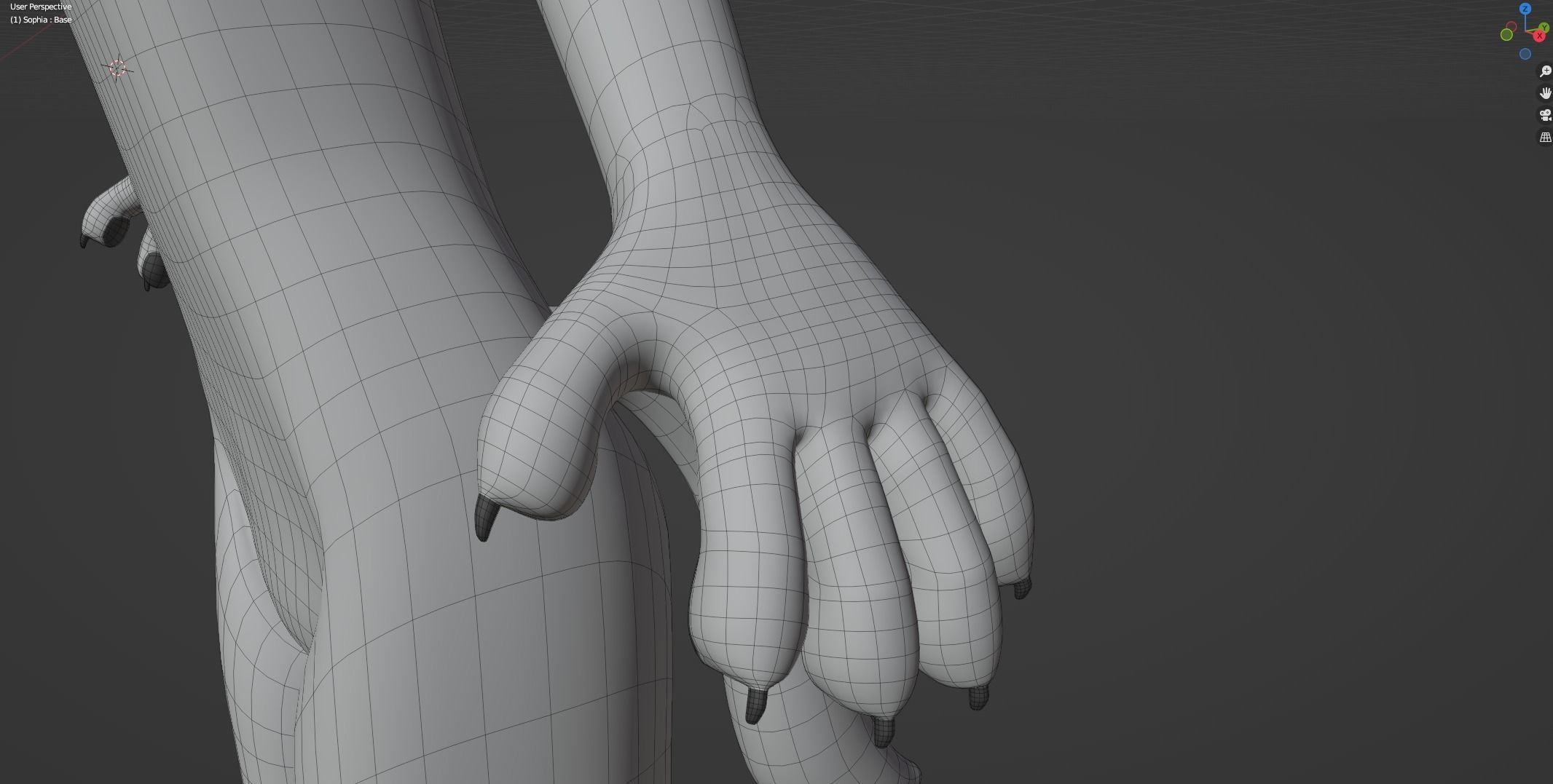 Sophia Anthro Arctic Fox 3D model_58