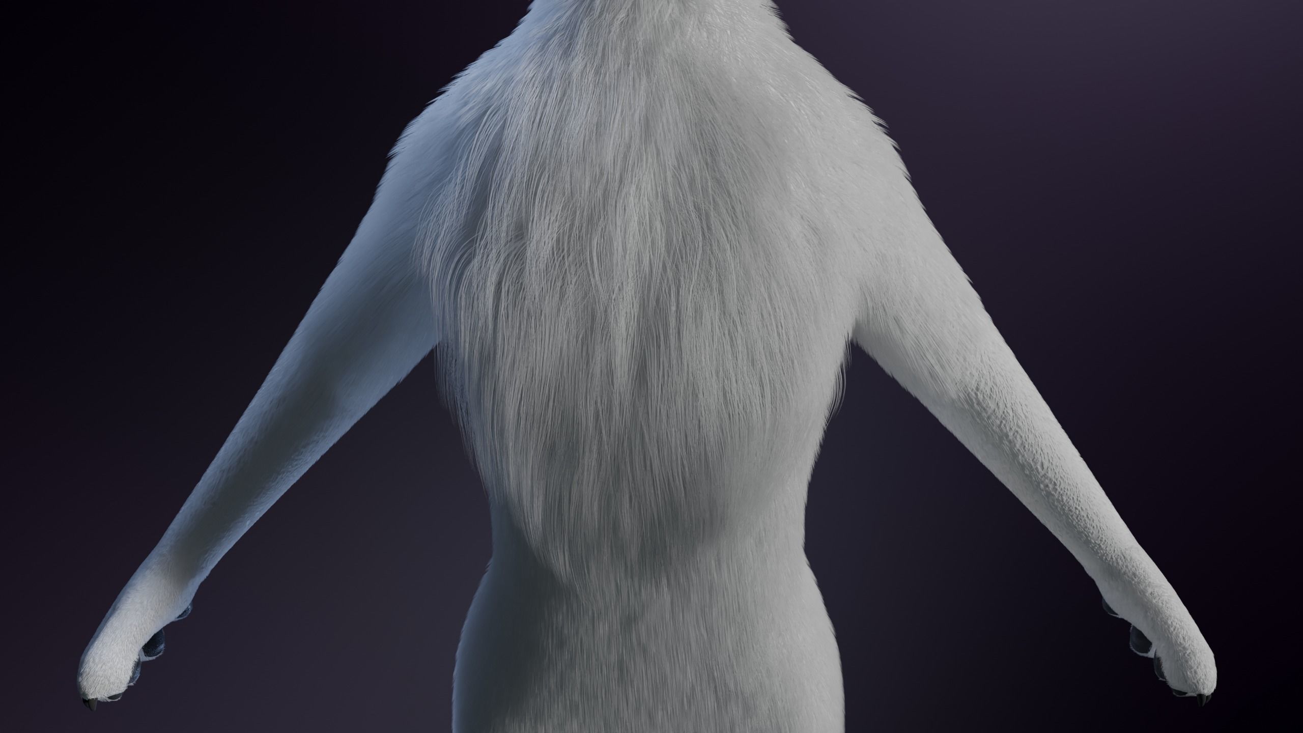 Sophia Anthro Arctic Fox 3D model_17