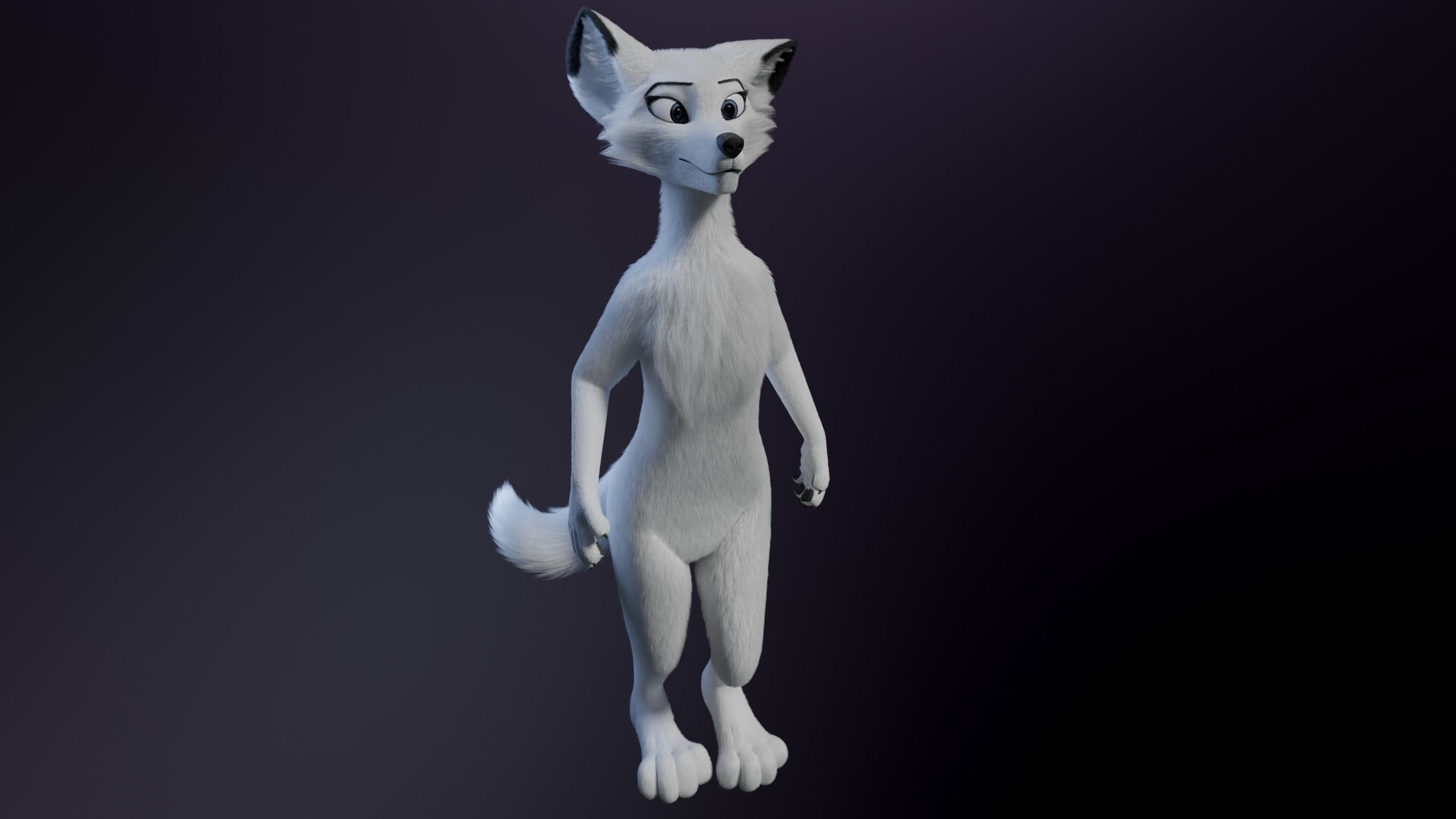 Sophia Anthro Arctic Fox 3D model_18