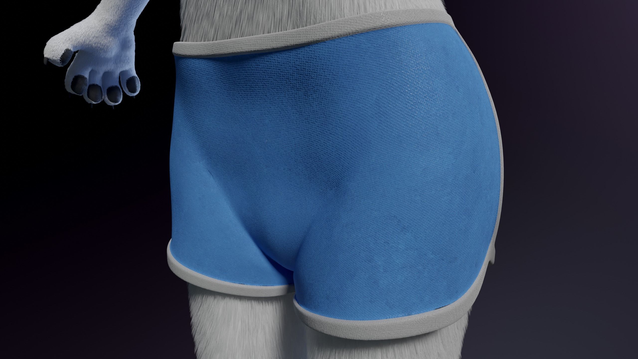 Sophia Anthro Arctic Fox 3D model_24