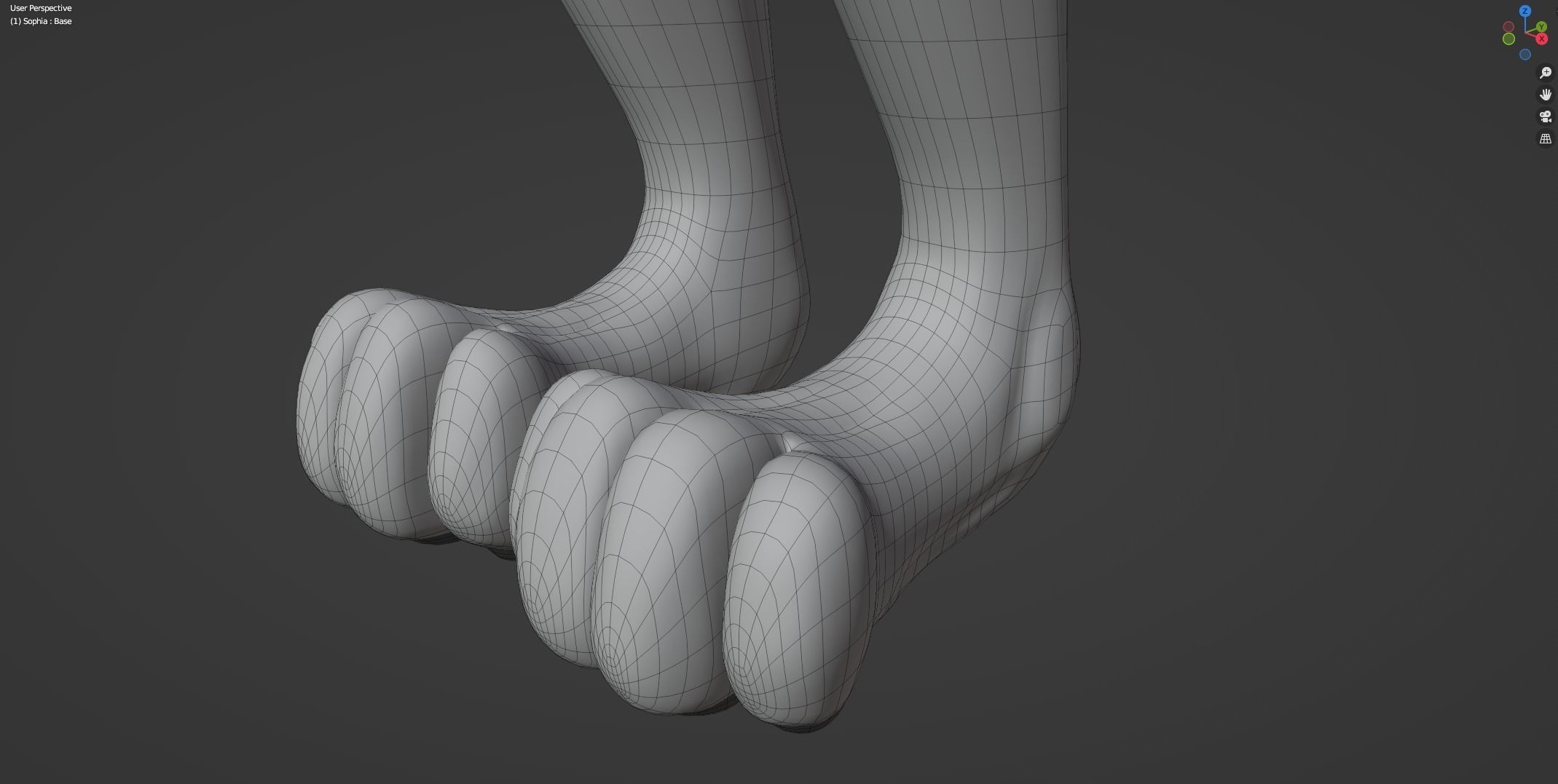 Sophia Anthro Arctic Fox 3D model_60