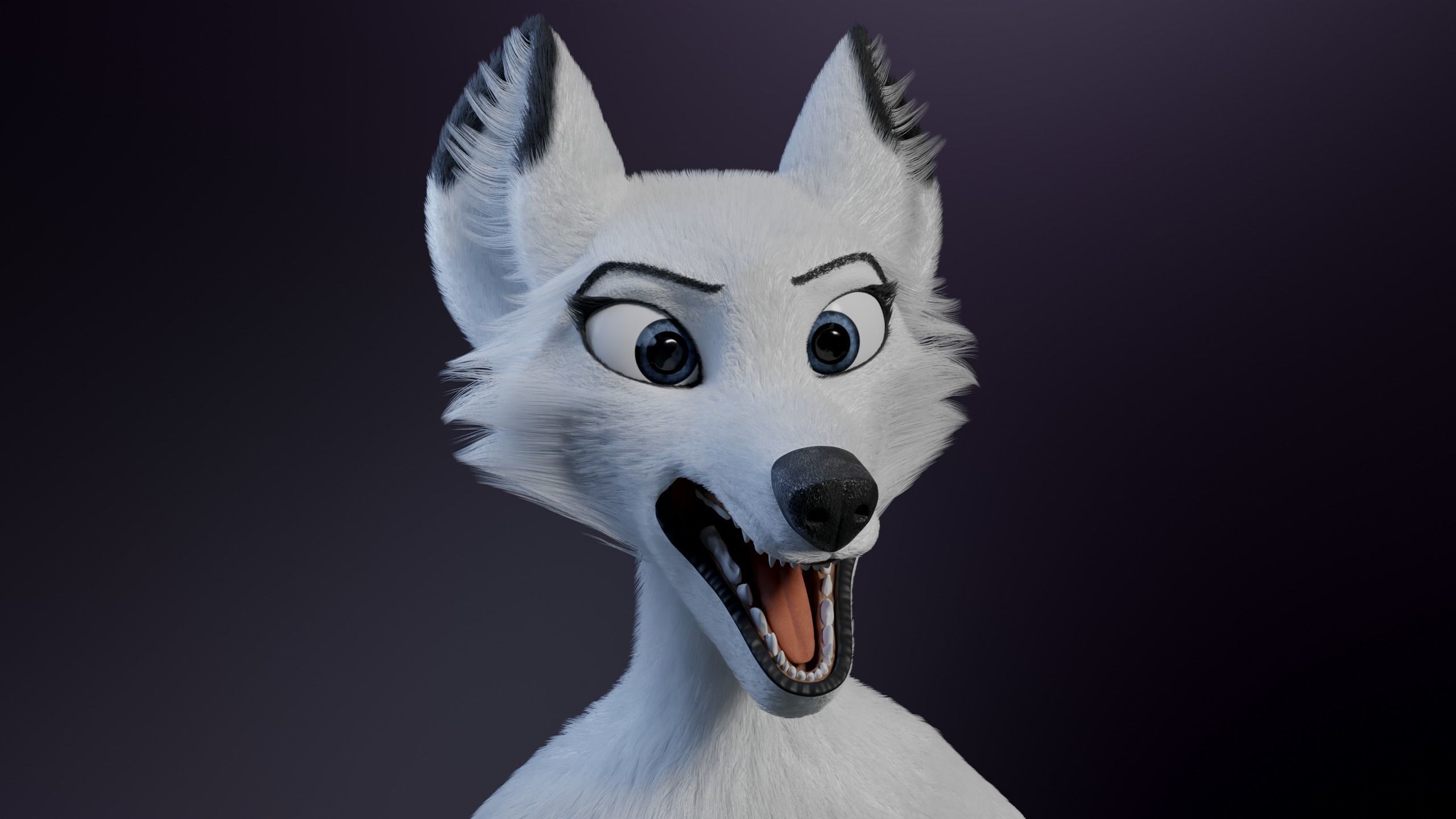 Sophia Anthro Arctic Fox 3D model_34