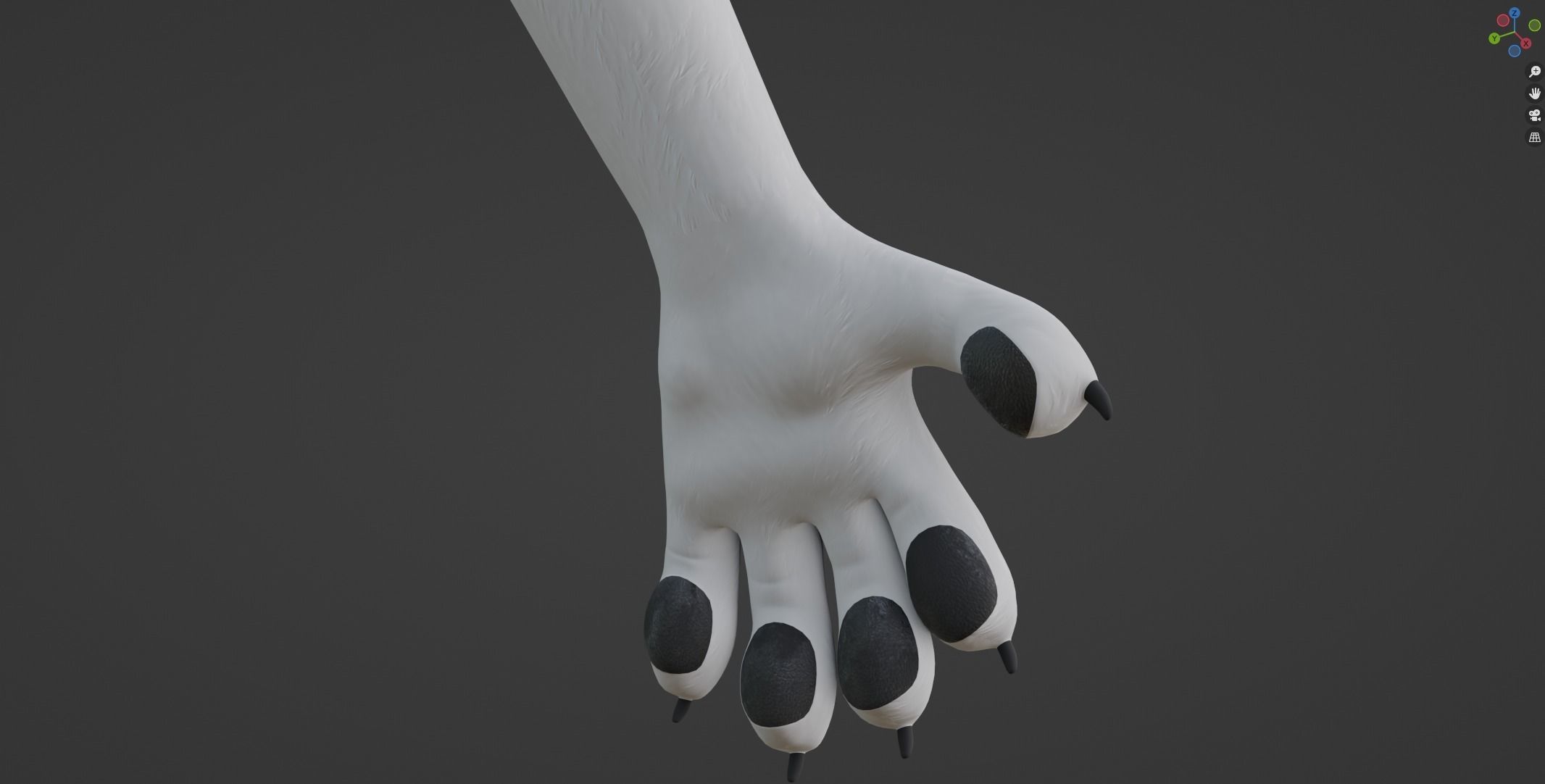 Sophia Anthro Arctic Fox 3D model_48