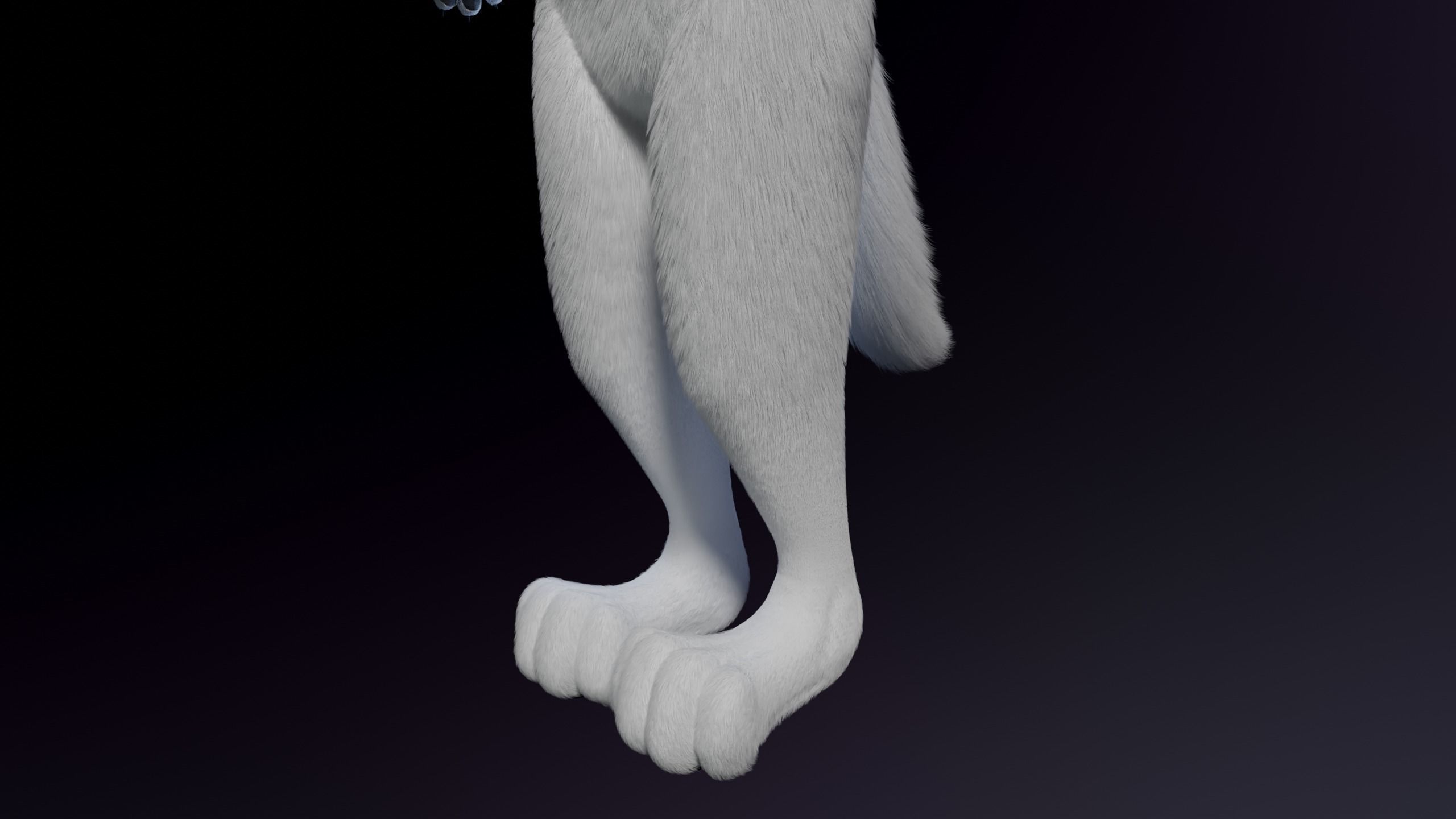 Sophia Anthro Arctic Fox 3D model_8
