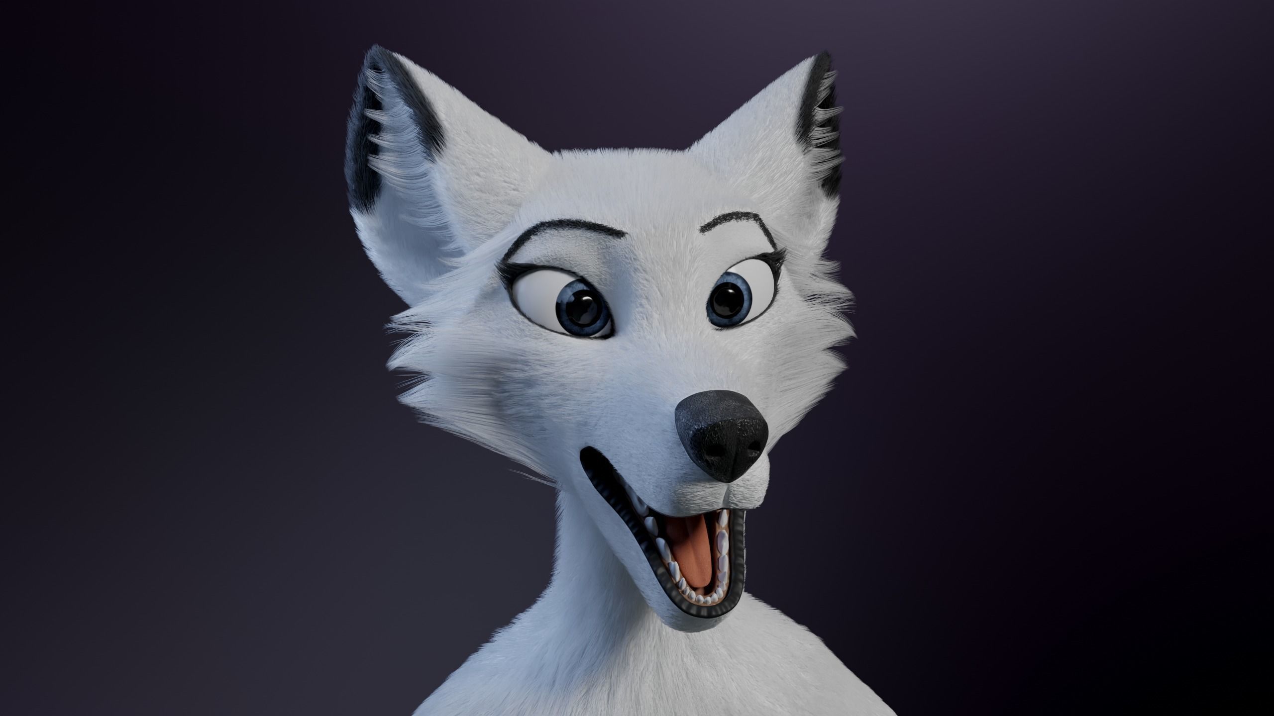 Sophia Anthro Arctic Fox 3D model_31
