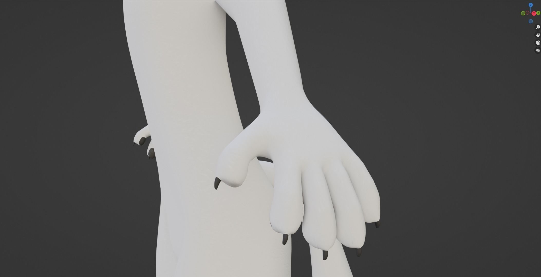 Sophia Anthro Arctic Fox 3D model_47