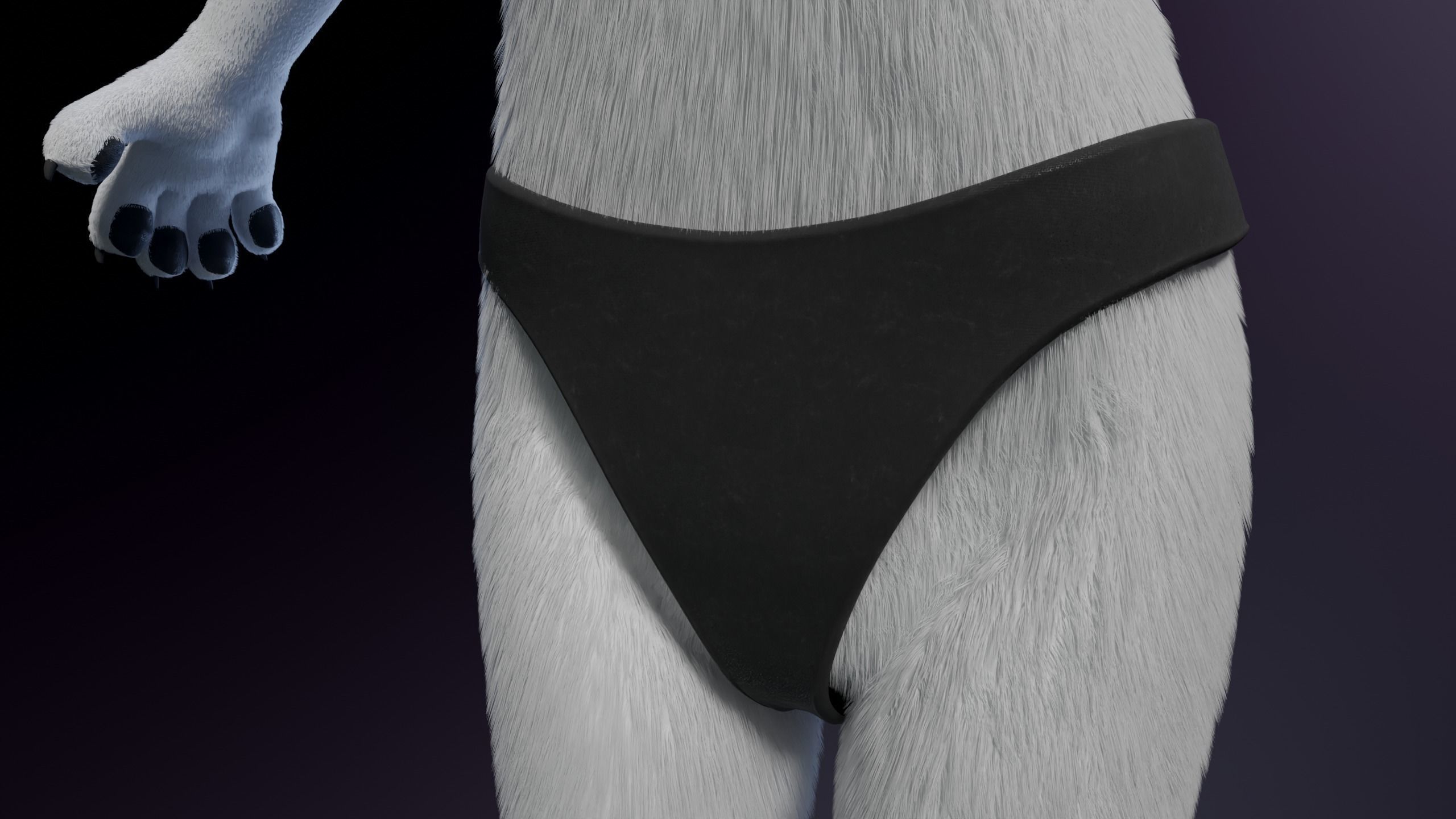 Sophia Anthro Arctic Fox 3D model_22