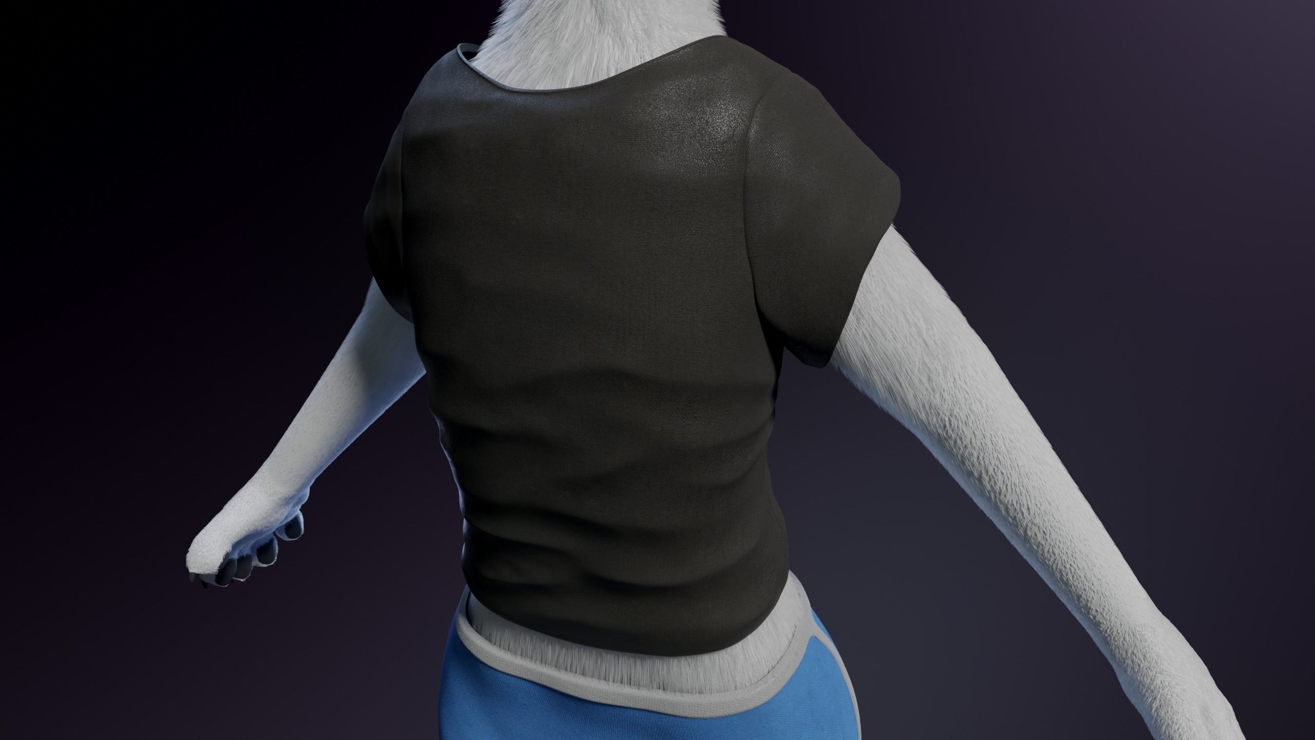 Sophia Anthro Arctic Fox 3D model_26