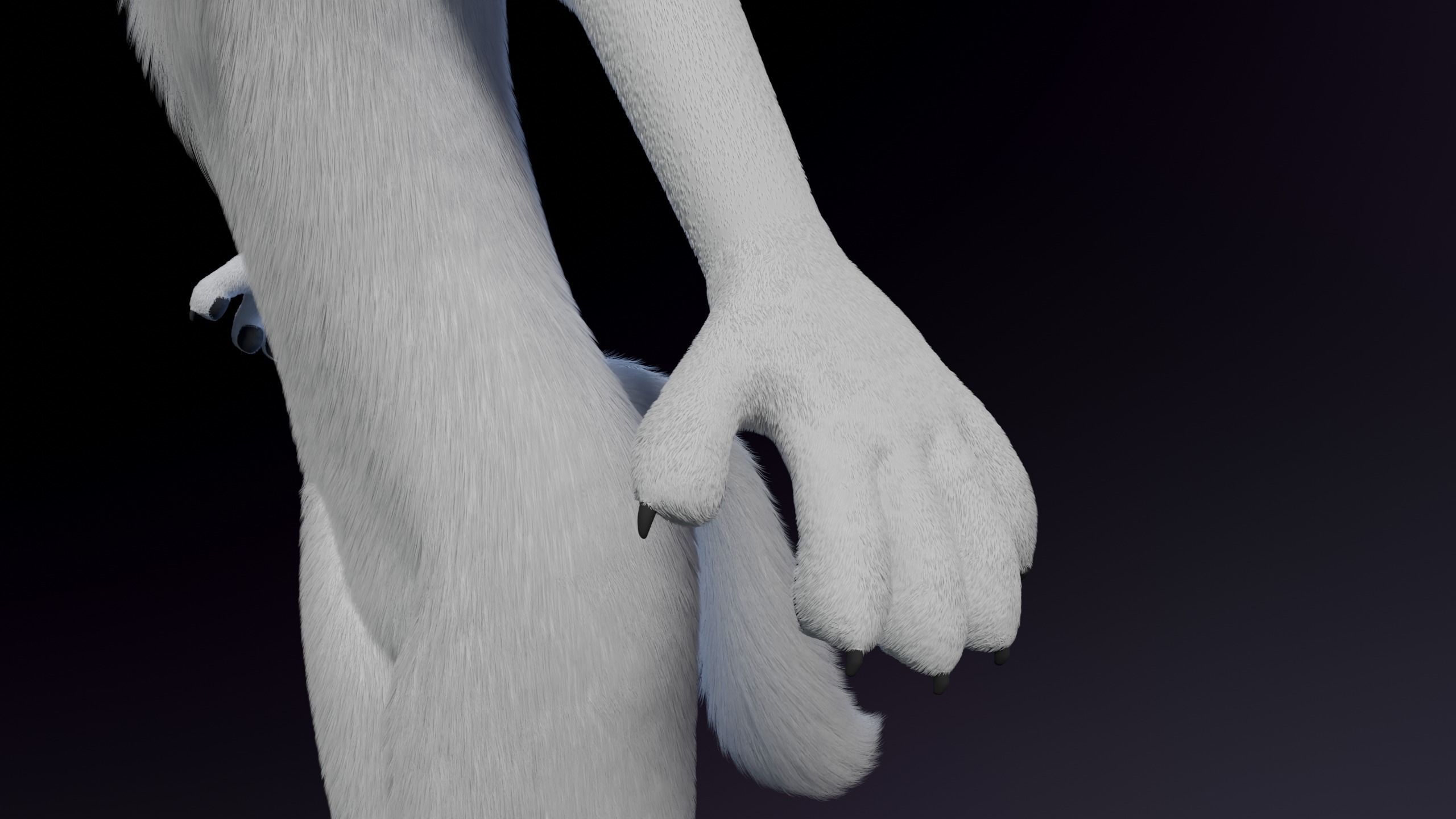 Sophia Anthro Arctic Fox 3D model_11