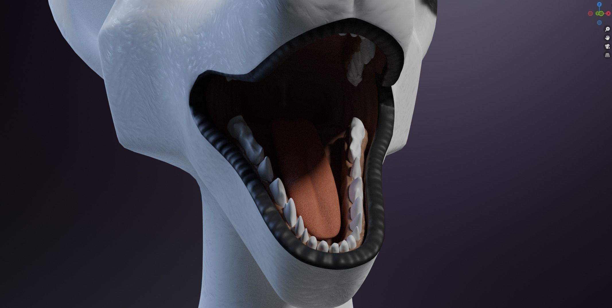 Sophia Anthro Arctic Fox 3D model_83