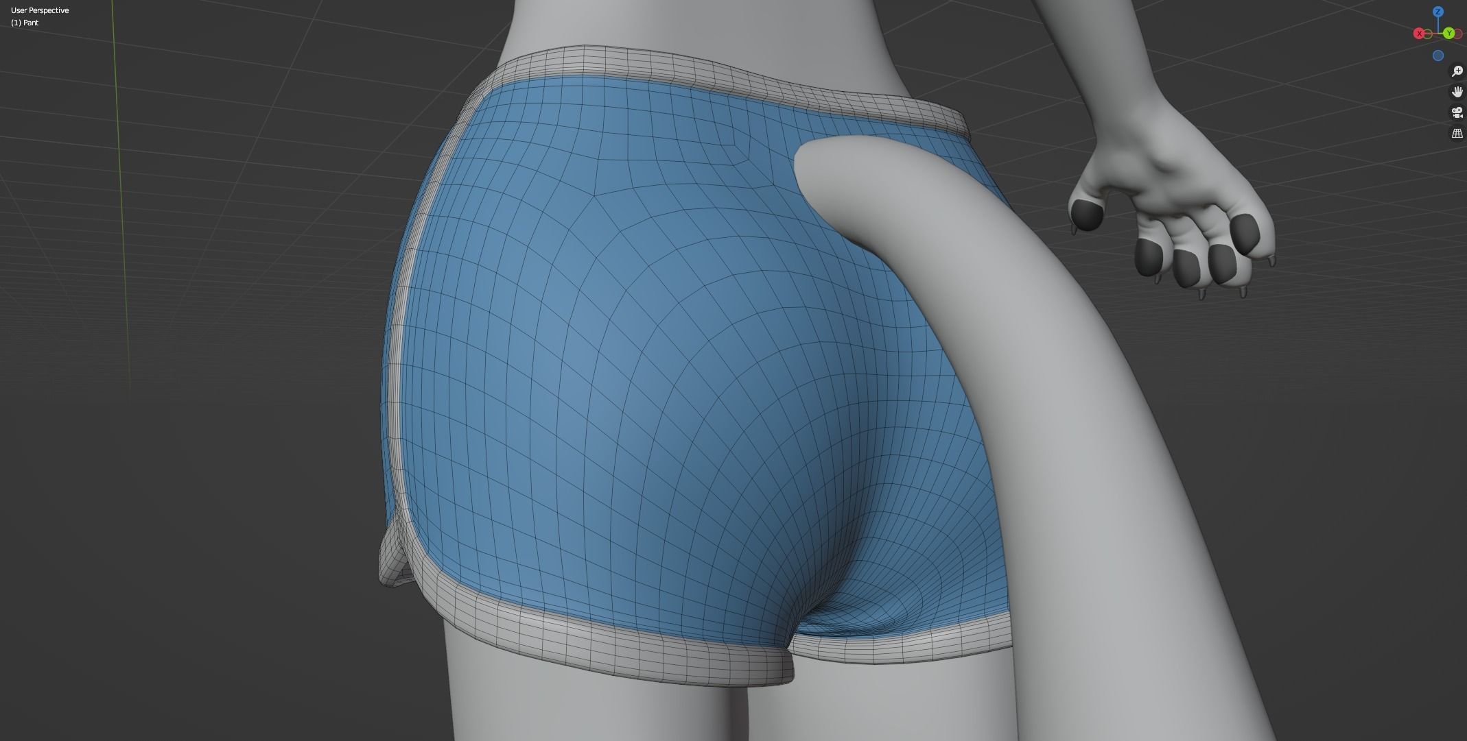 Sophia Anthro Arctic Fox 3D model_67