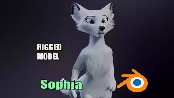 Sophia Anthro Arctic Fox