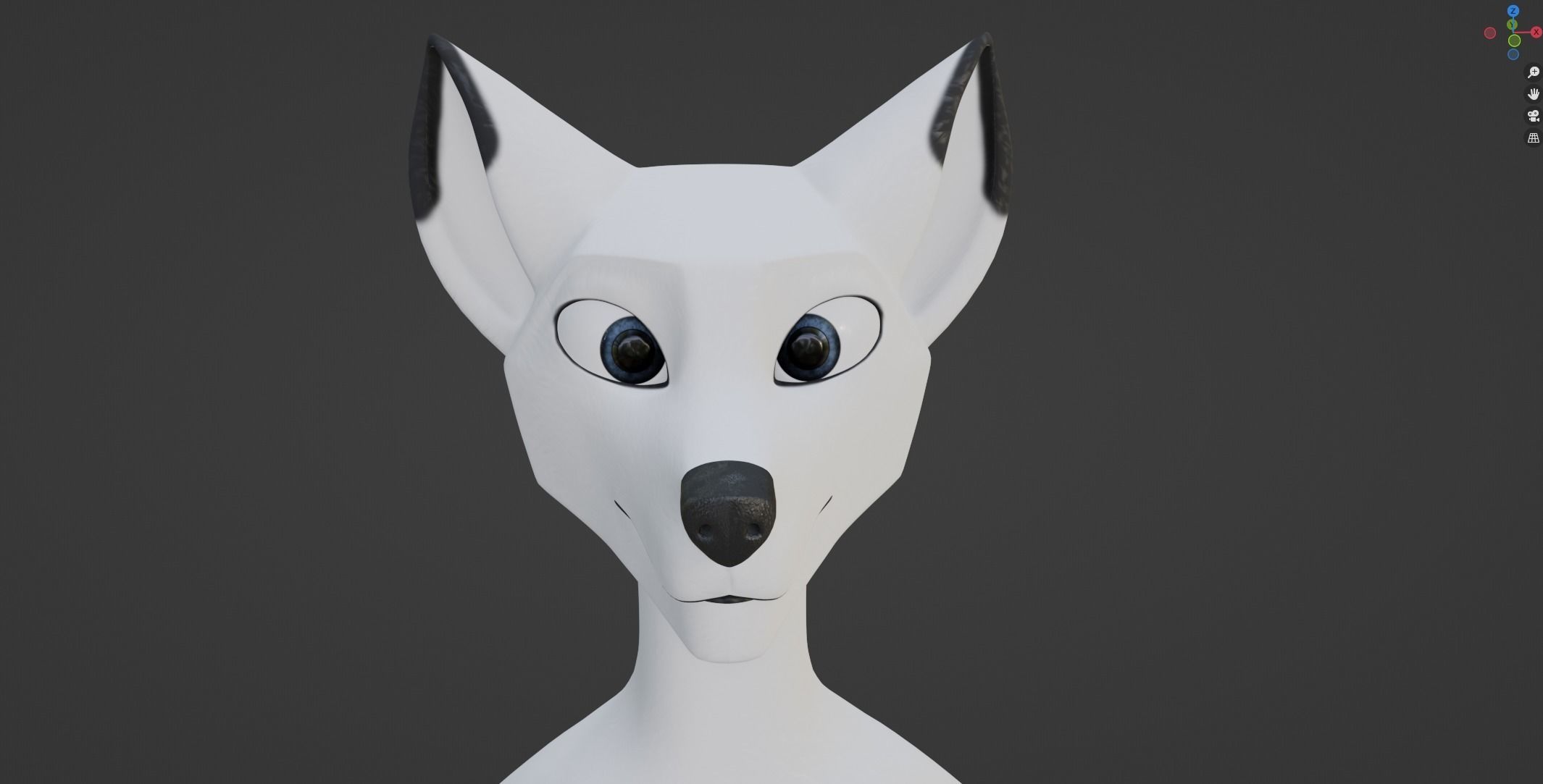 Sophia Anthro Arctic Fox 3D model_44