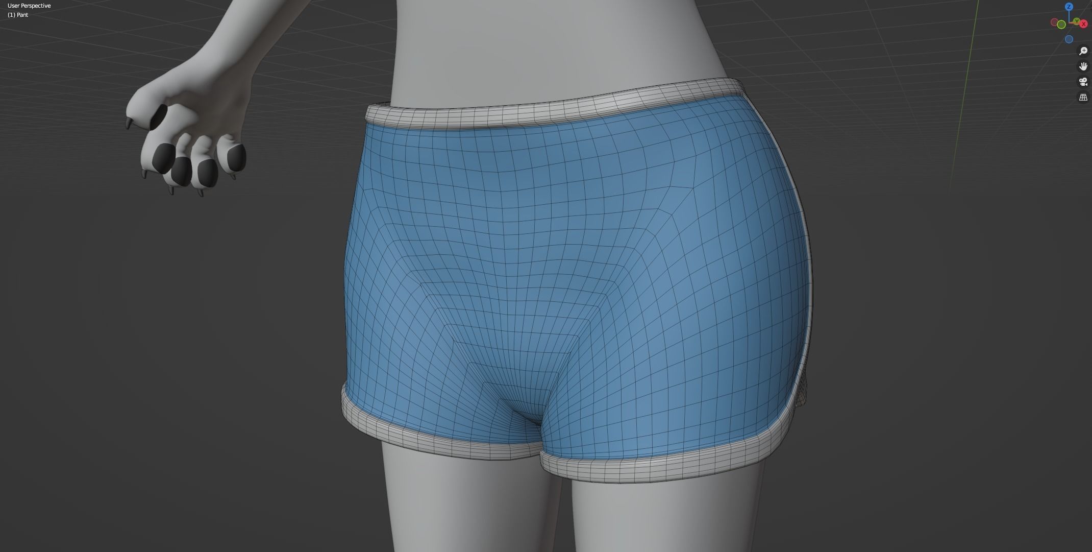 Sophia Anthro Arctic Fox 3D model_66