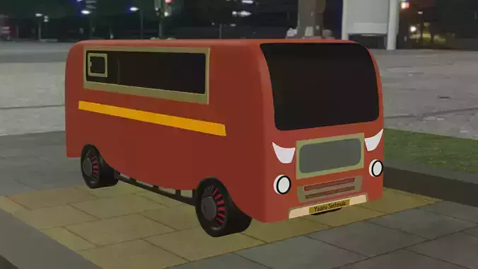 Free 3D bus model Free 3D model