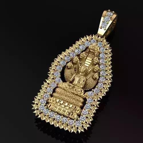 Khmer Budha Pendant B2