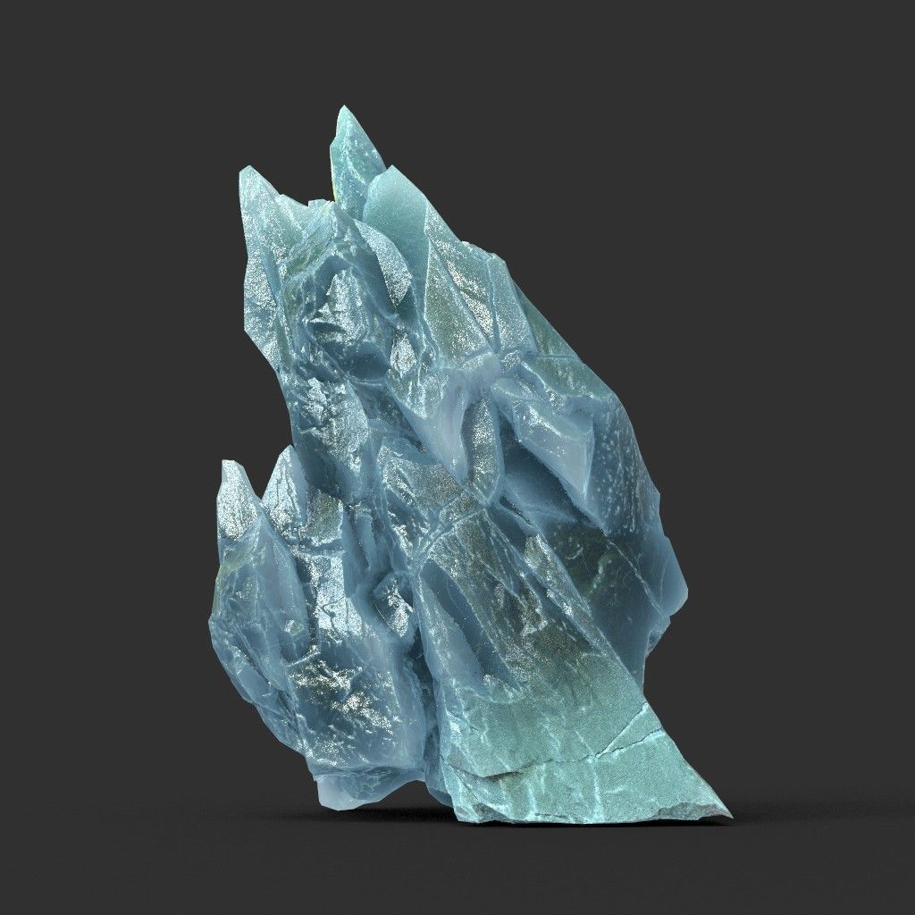 Scifi Spiky Ice 220611 - Ultra HD 16K Textures Low-poly 3D model_19