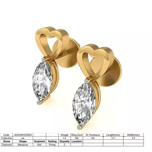 Earrings - ER025 3D print model