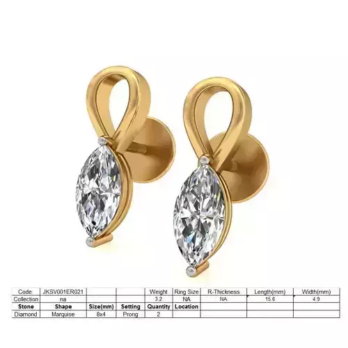 Earrings - ER021 3D print model