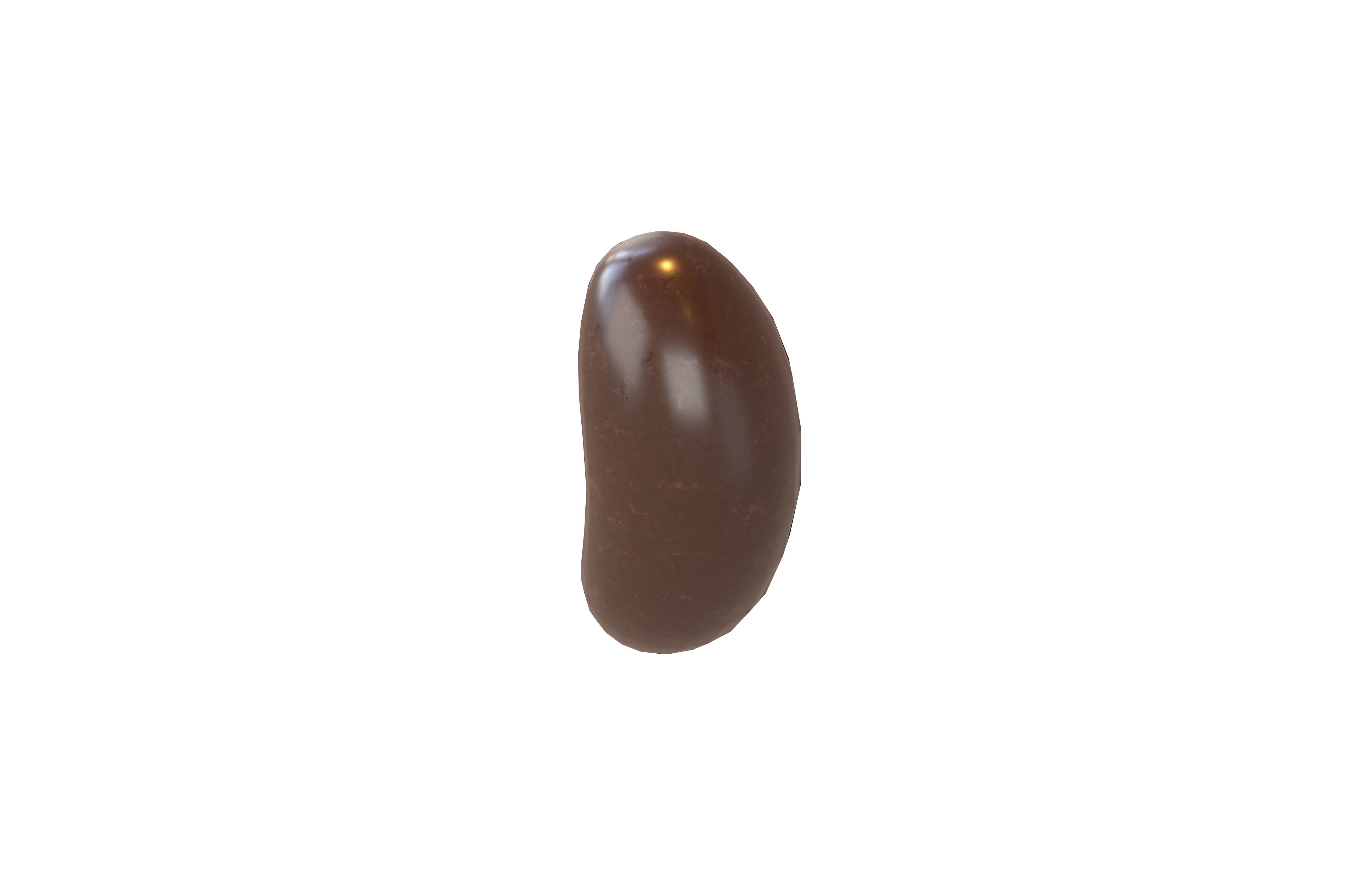 Jelly Beans Chocolate v1 001 Low-poly 3D model_2