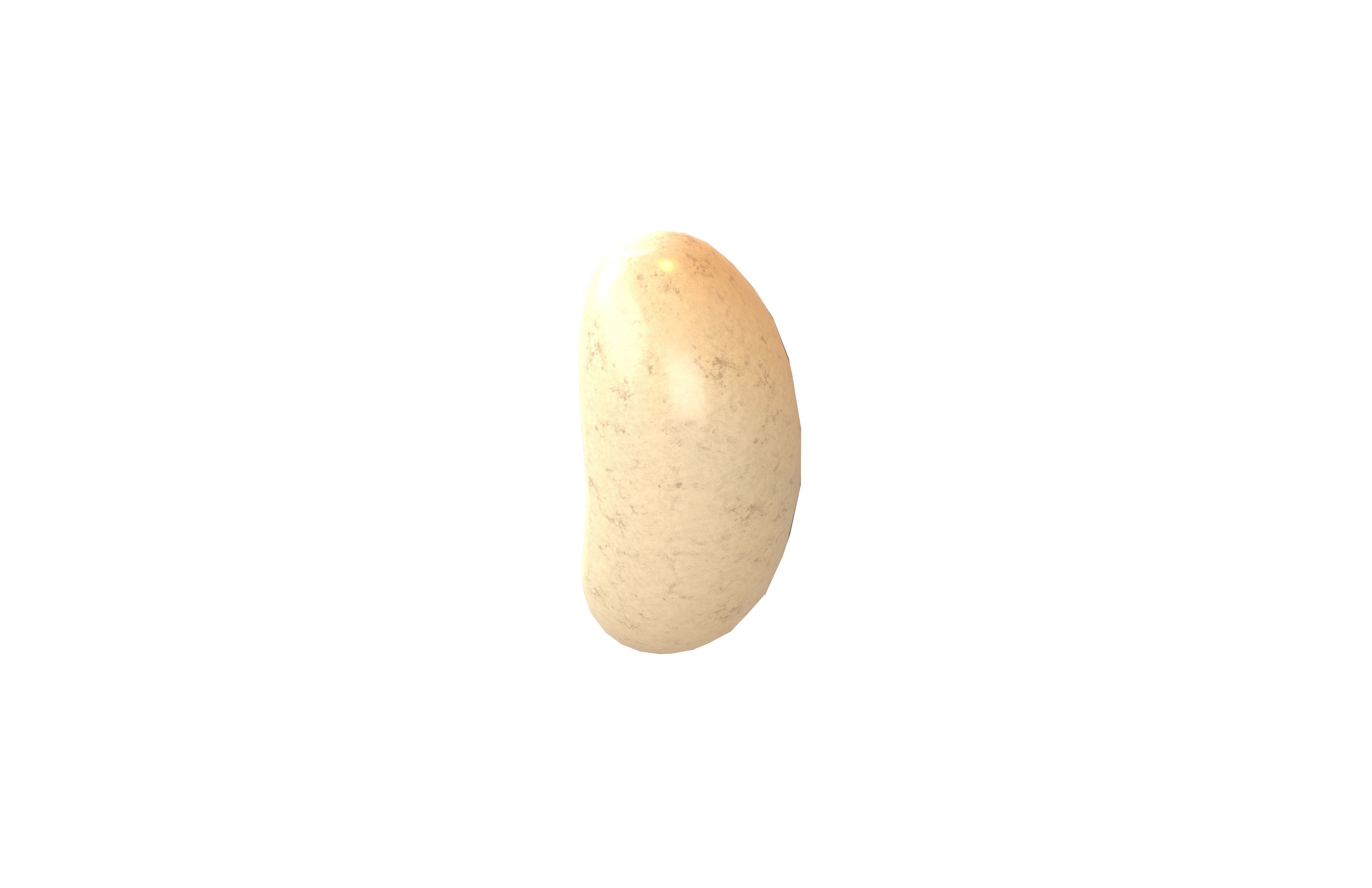 Jelly Beans Chocolate v1 002 Low-poly 3D model_2