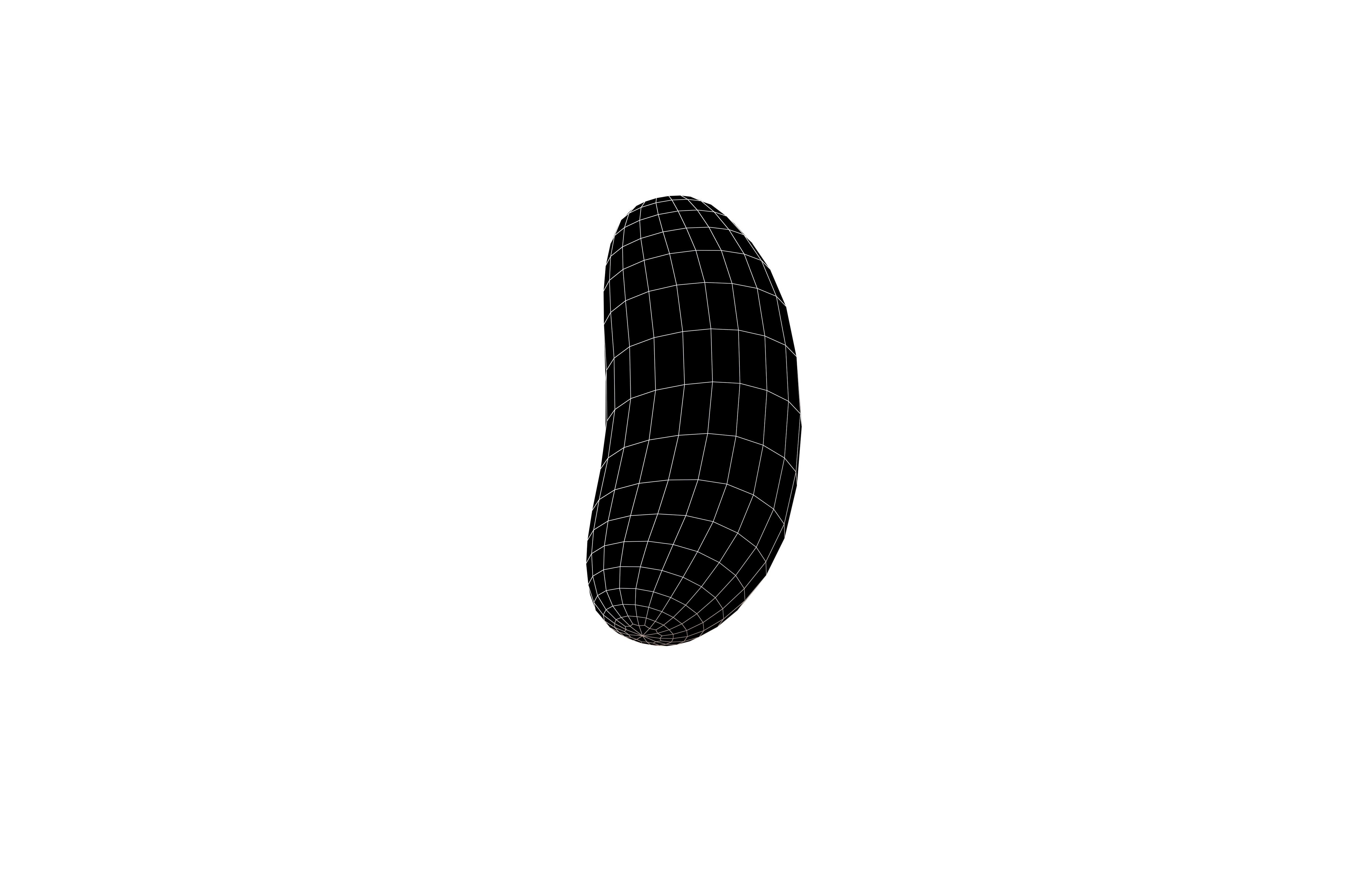 Jelly Beans Chocolate v1 002 Low-poly 3D model_7