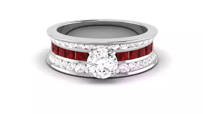 Solitaire Engagement Wedding Rings Bridal Ring