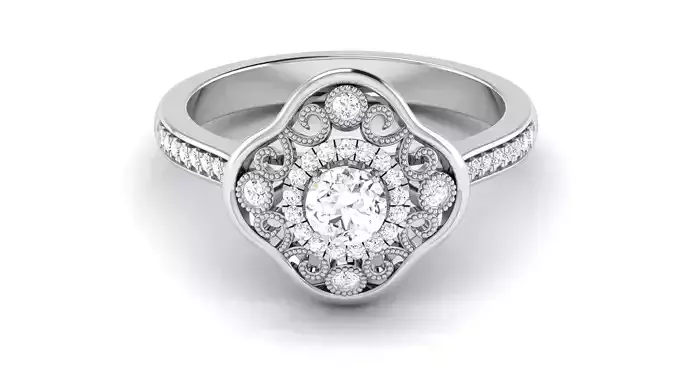Solitaire Engagement Wedding Rings Bridal Ring